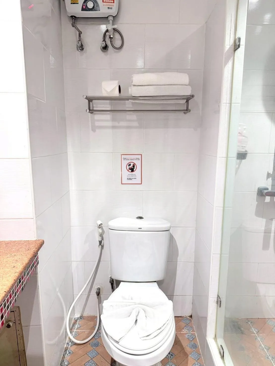 Bathroom in Studio F Sukhumvit