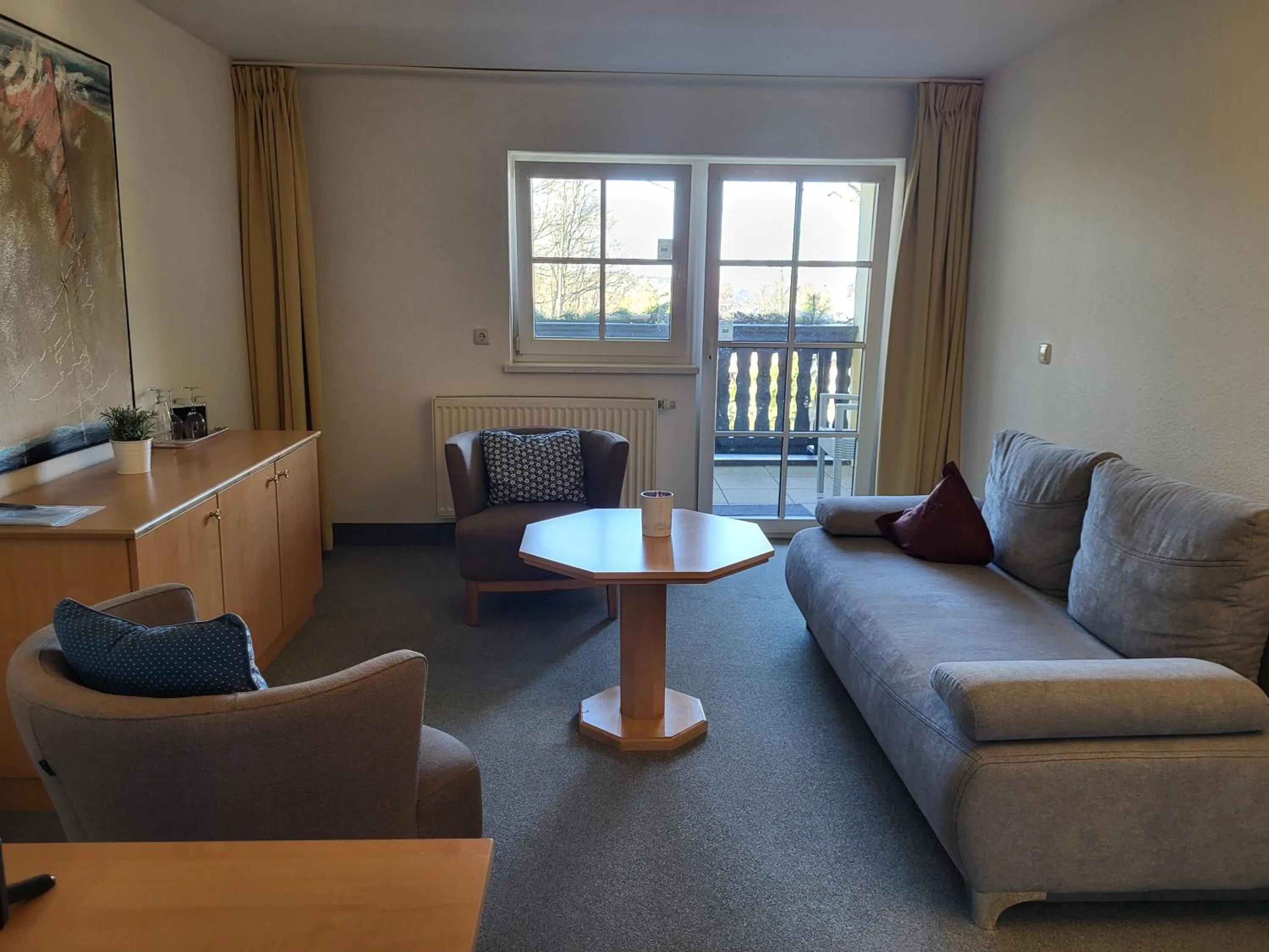 Seating area in Hotel Sonne