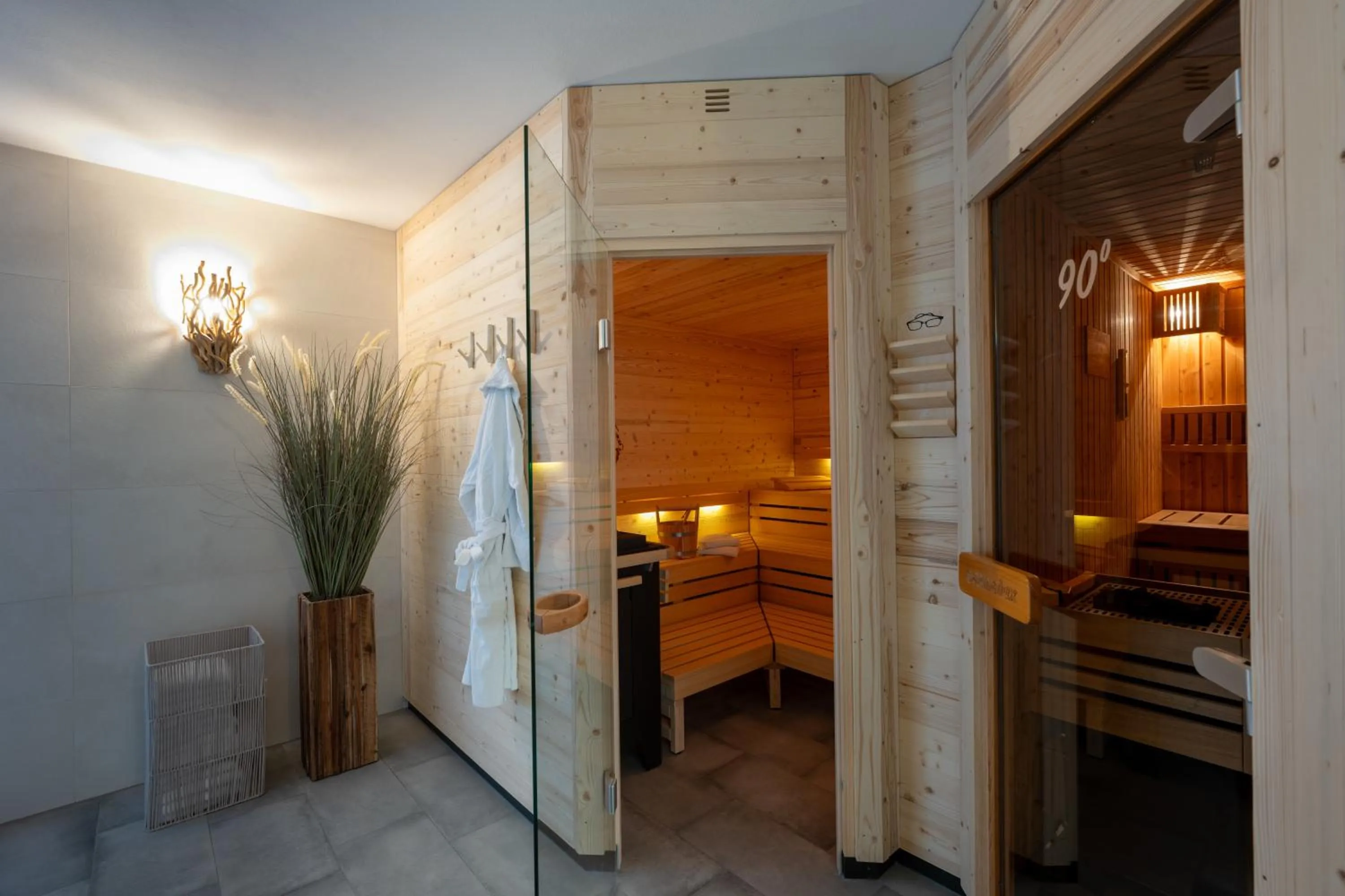 Sauna, Bed in Spreewaldhotel Stephanshof