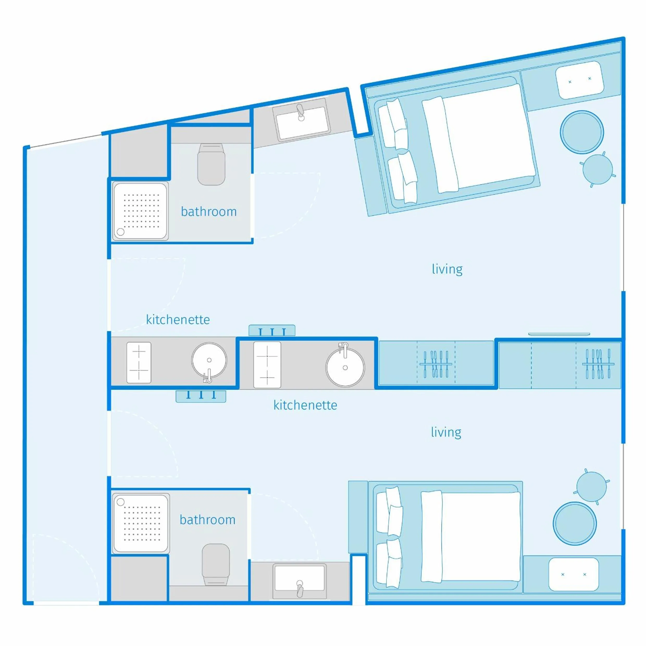 Floor plan in smartments Wien Heiligenstadt
