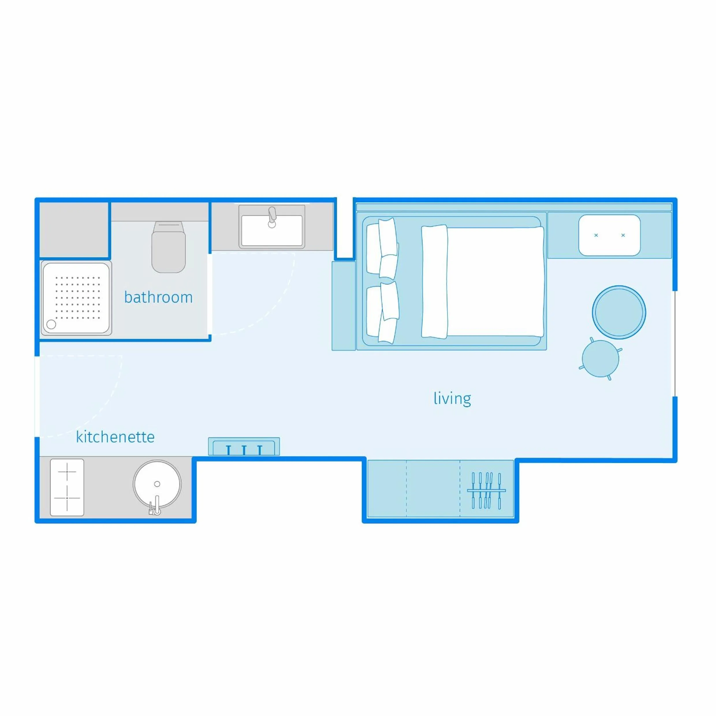 Floor plan in smartments Wien Heiligenstadt