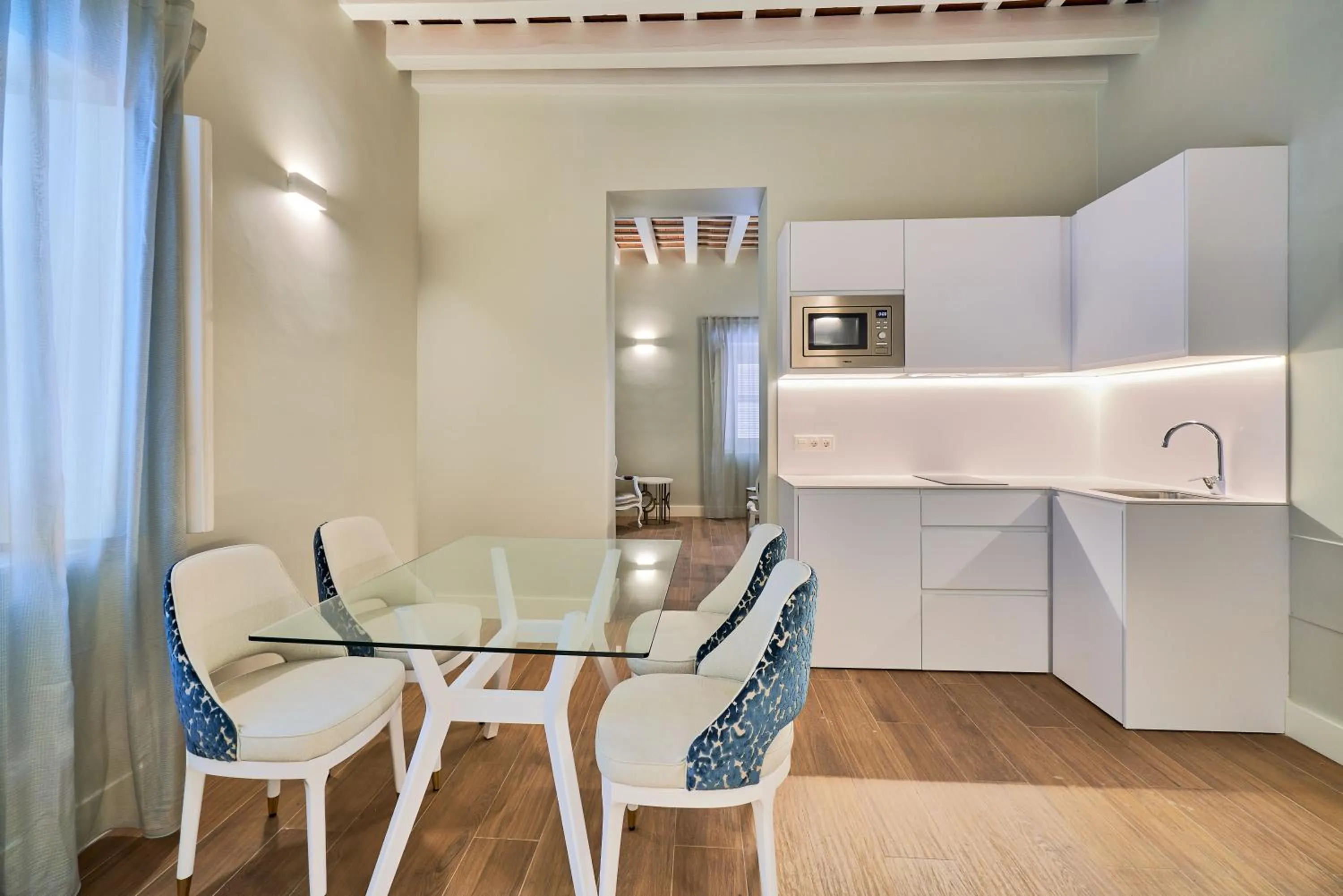 Kitchen or kitchenette in Tandem Palacio Veedor de Galeras Suites