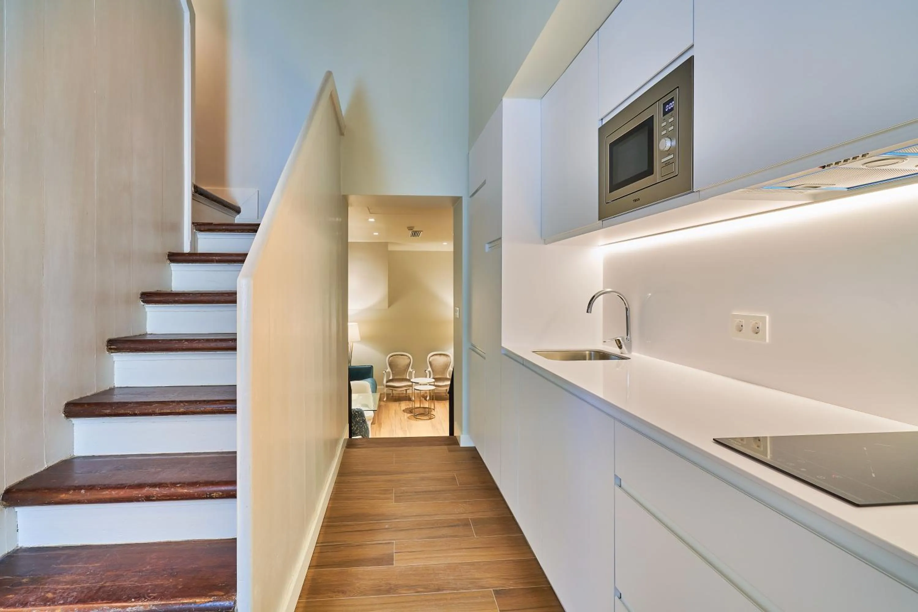 Kitchen or kitchenette in Tandem Palacio Veedor de Galeras Suites