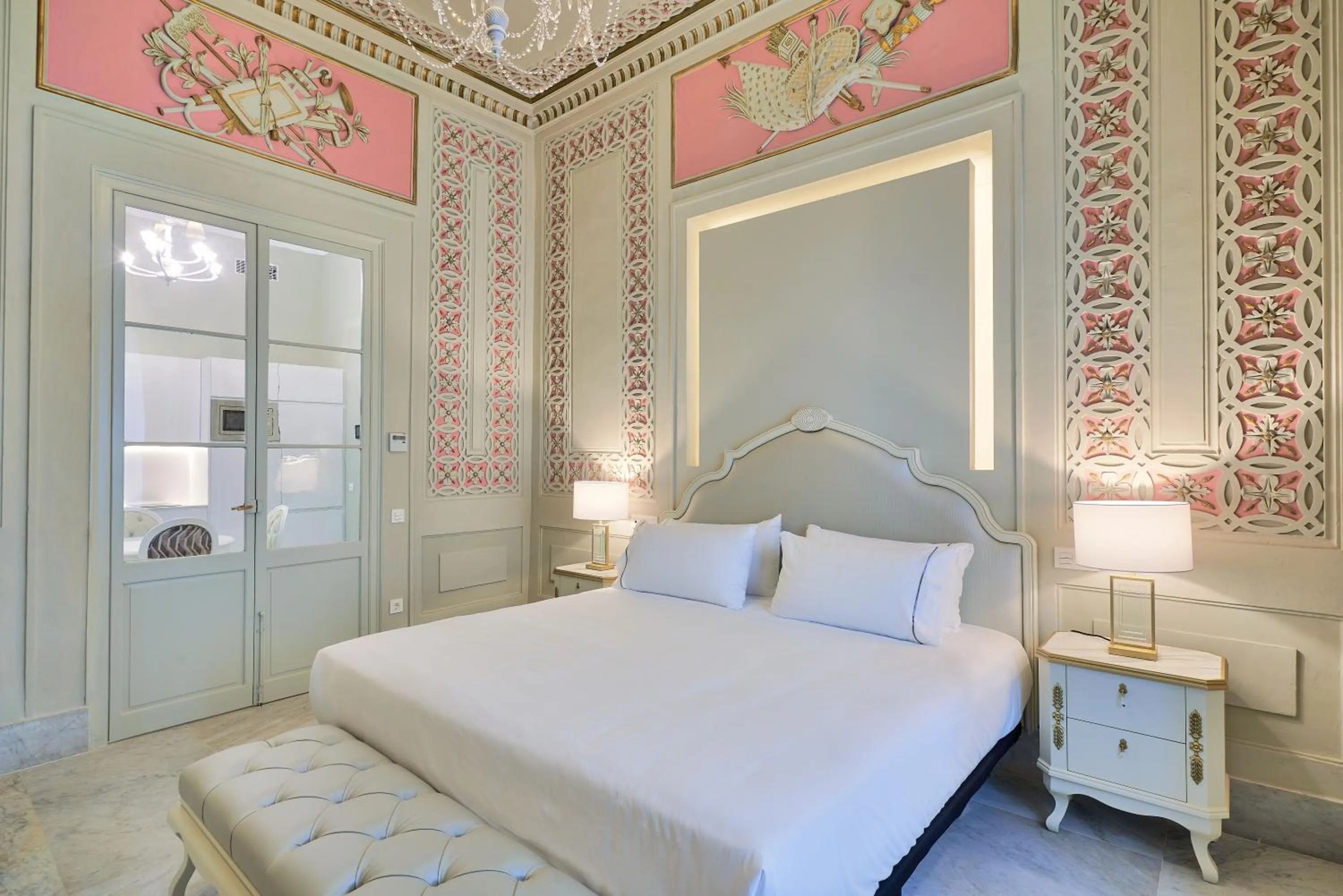 Bedroom, Bed in Tandem Palacio Veedor de Galeras Suites