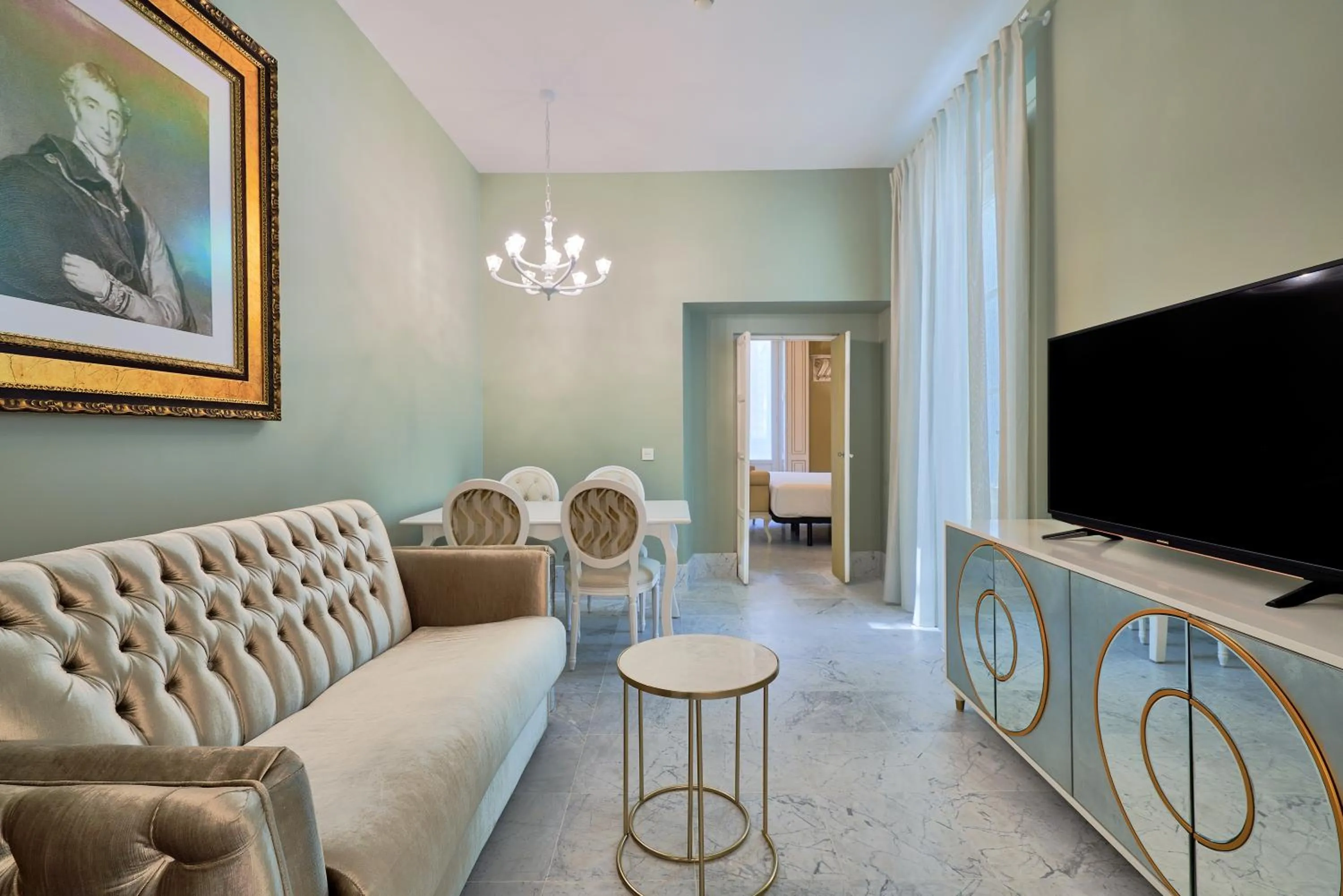 Seating area in Tandem Palacio Veedor de Galeras Suites