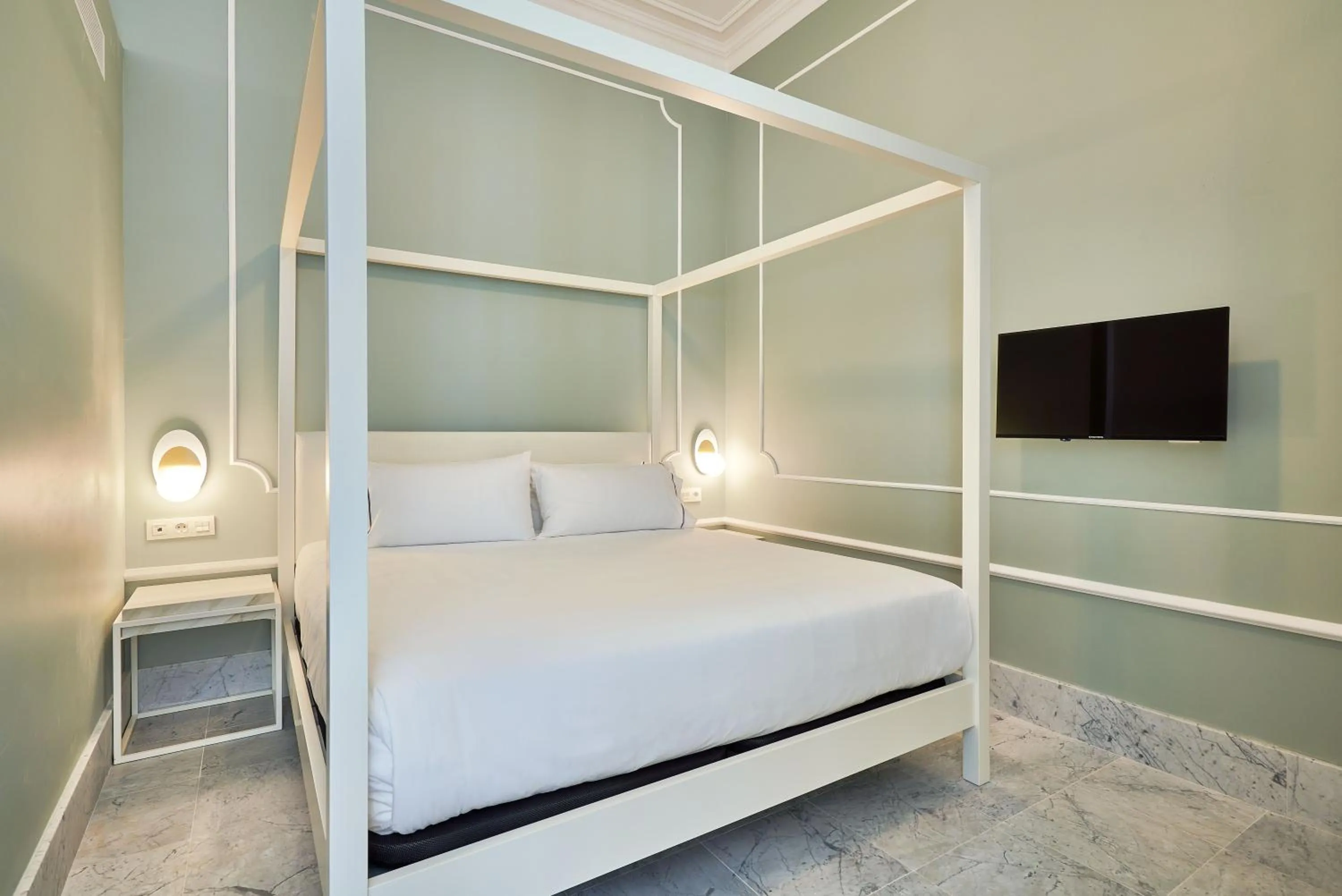 Bedroom, Bed in Tandem Palacio Veedor de Galeras Suites