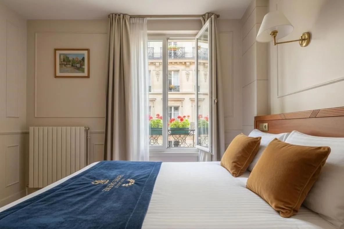 Bed in Hotel Havane Opera