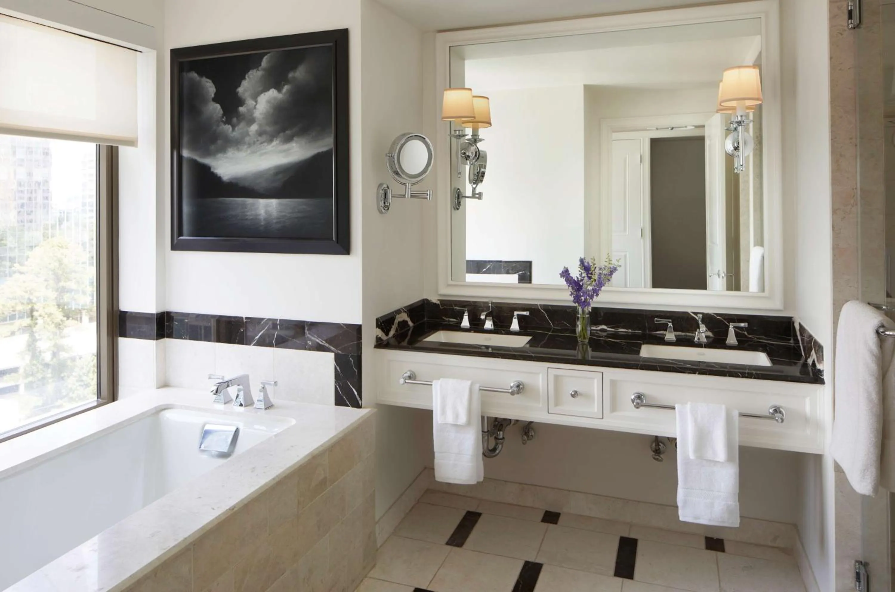 Bathroom in Waldorf Astoria Atlanta Buckhead