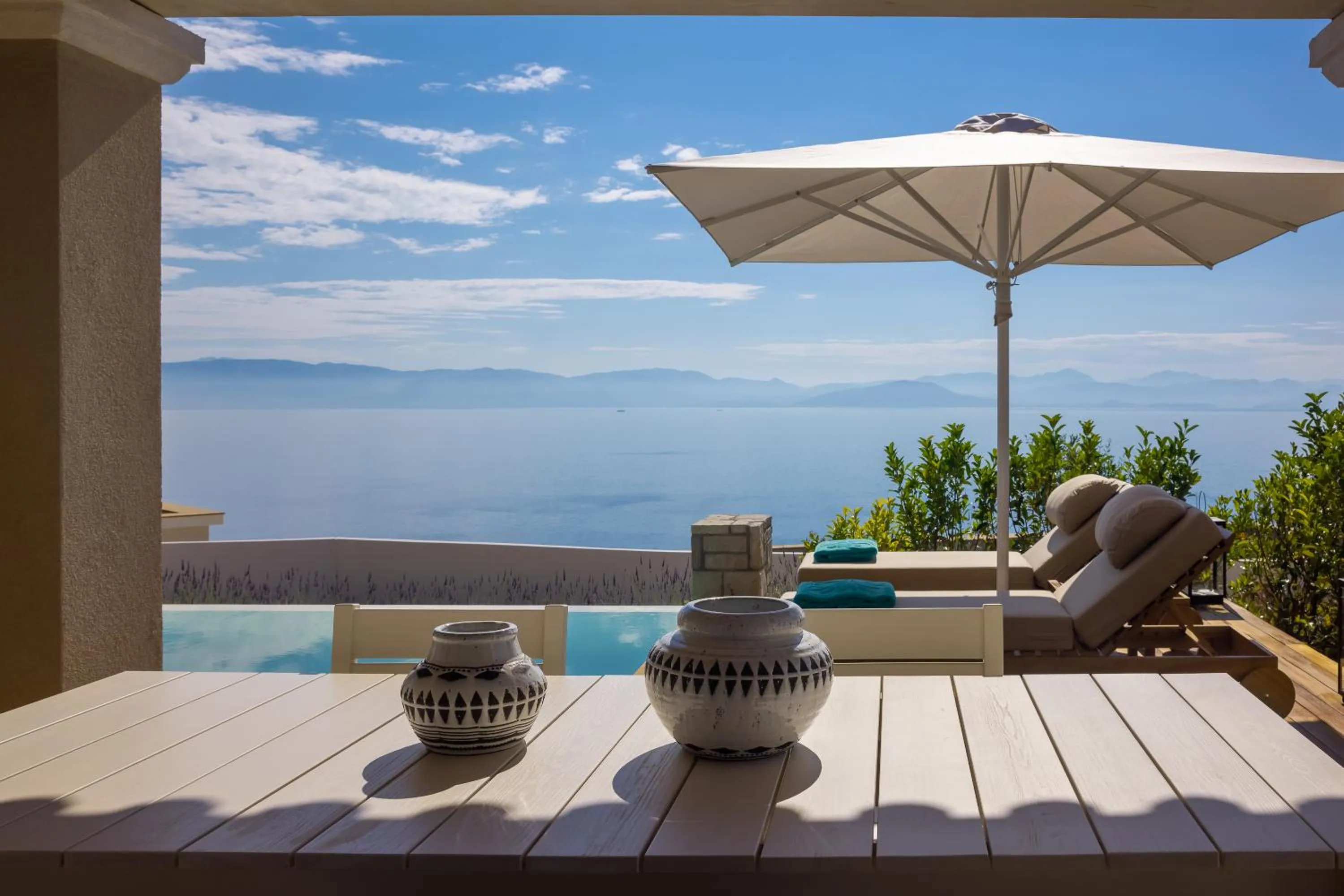 Patio in Angsana Corfu Resort & Spa