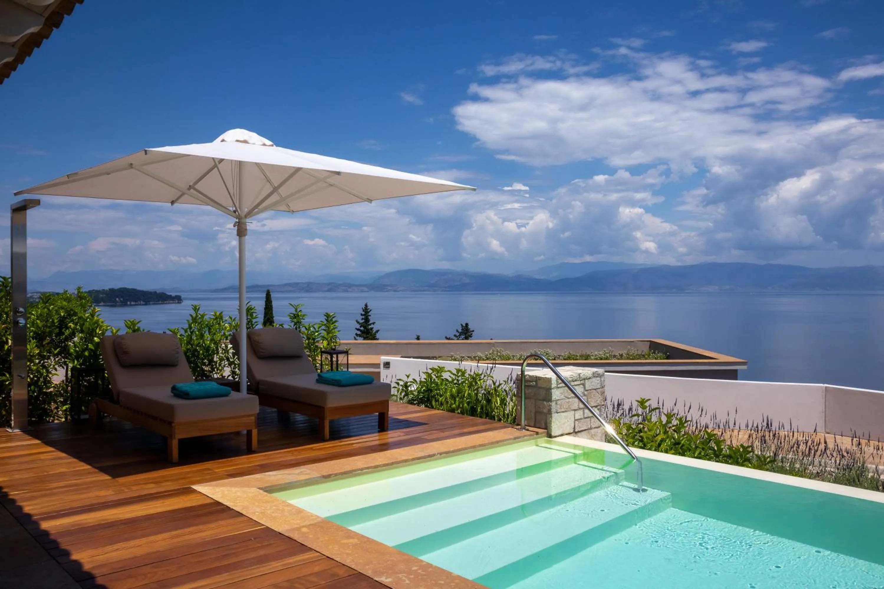 Patio in Angsana Corfu Resort & Spa