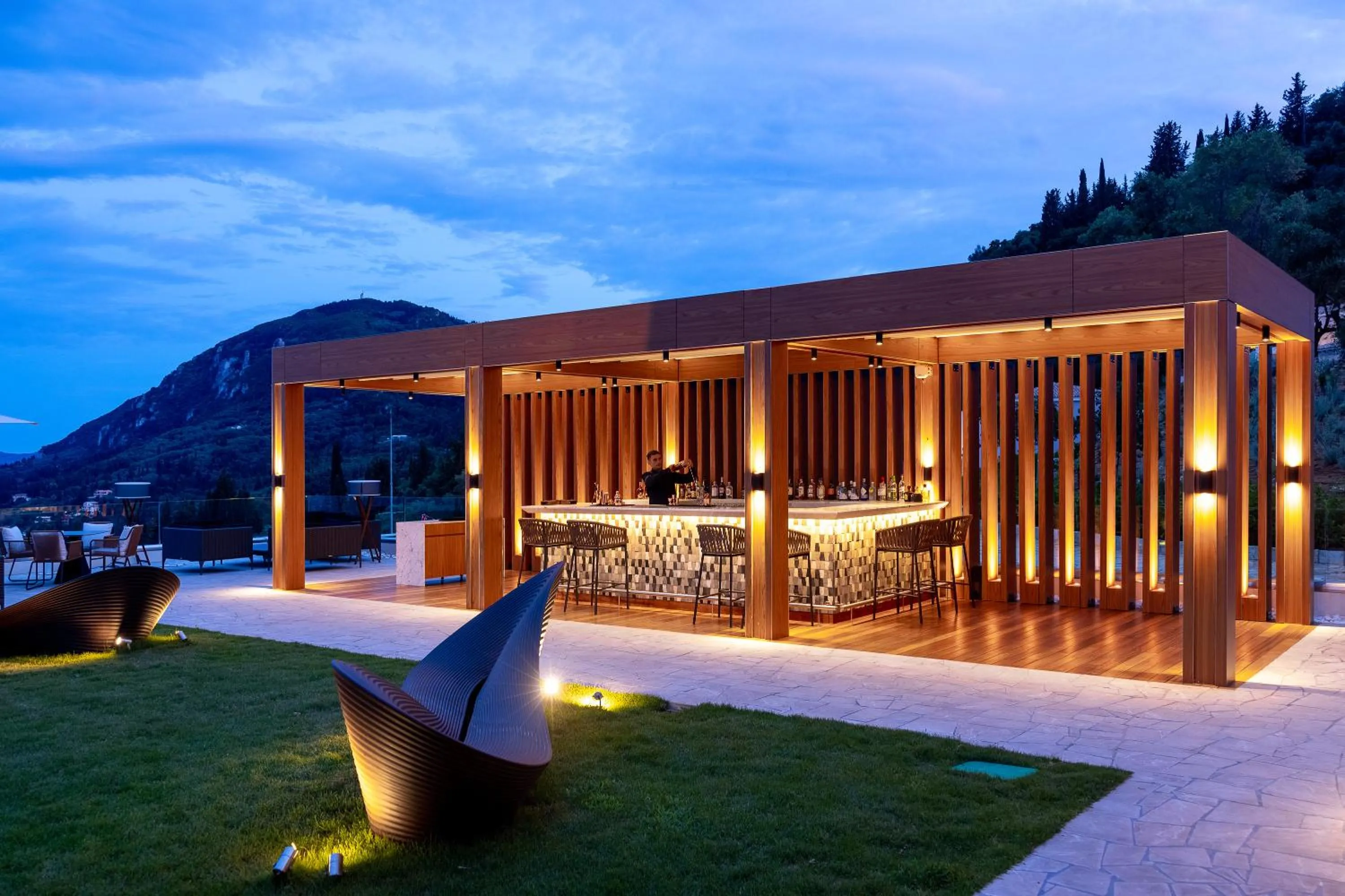 Lounge or bar in Angsana Corfu Resort & Spa