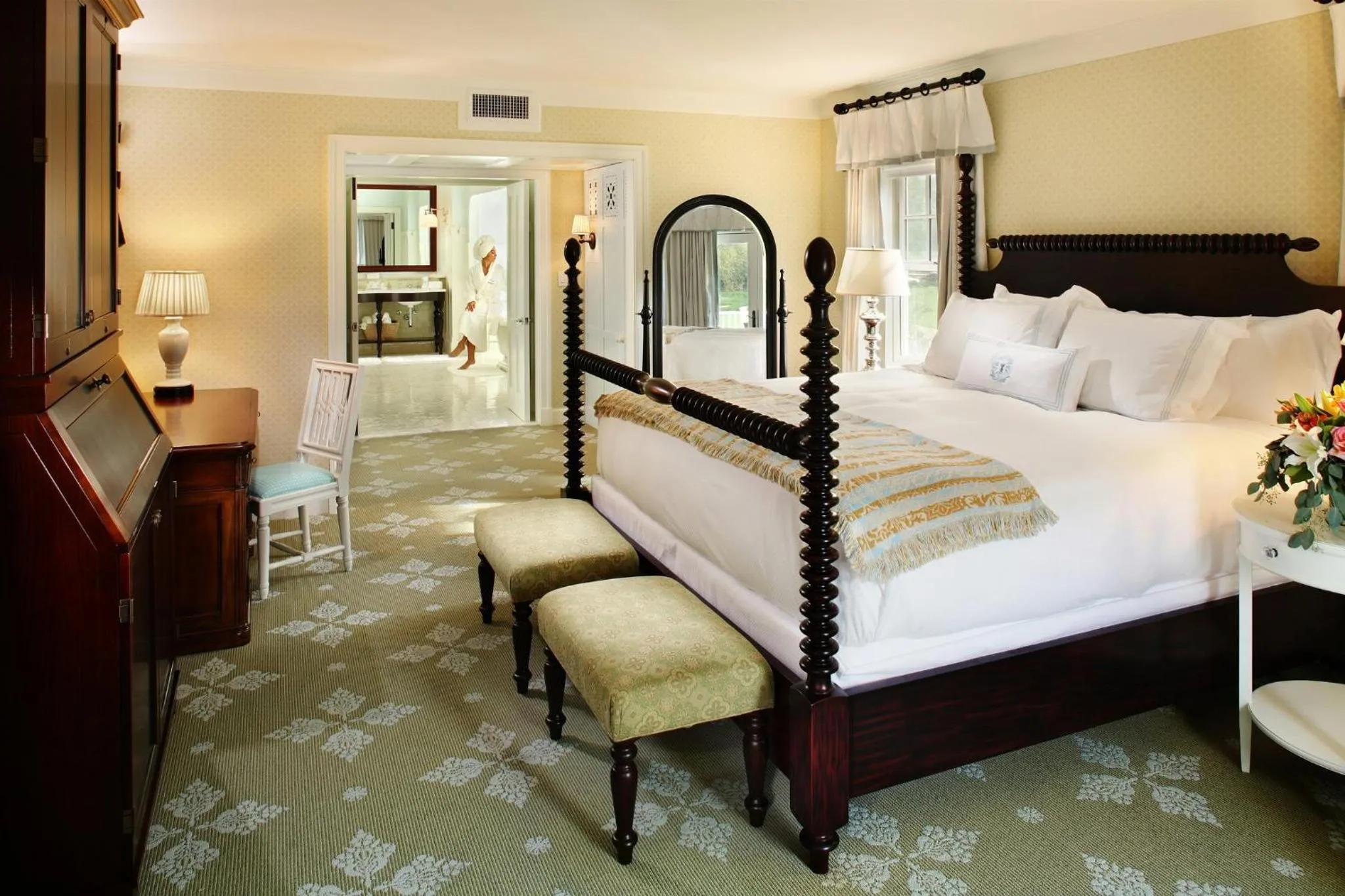 Bedroom, Bed in Omni Bedford Springs Resort & Spa