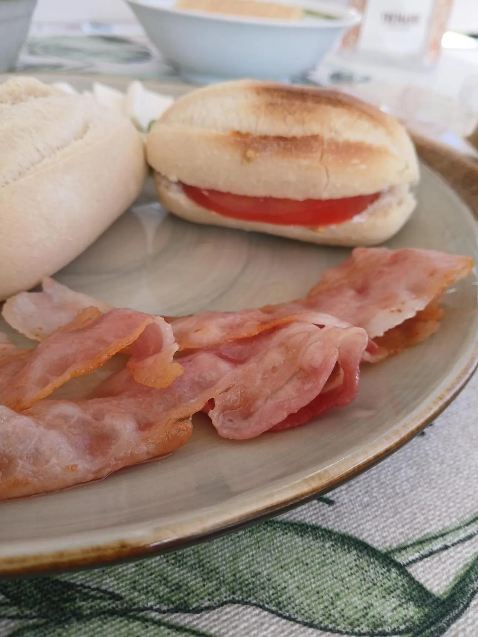 Continental breakfast in B&B Kamalei Tropea