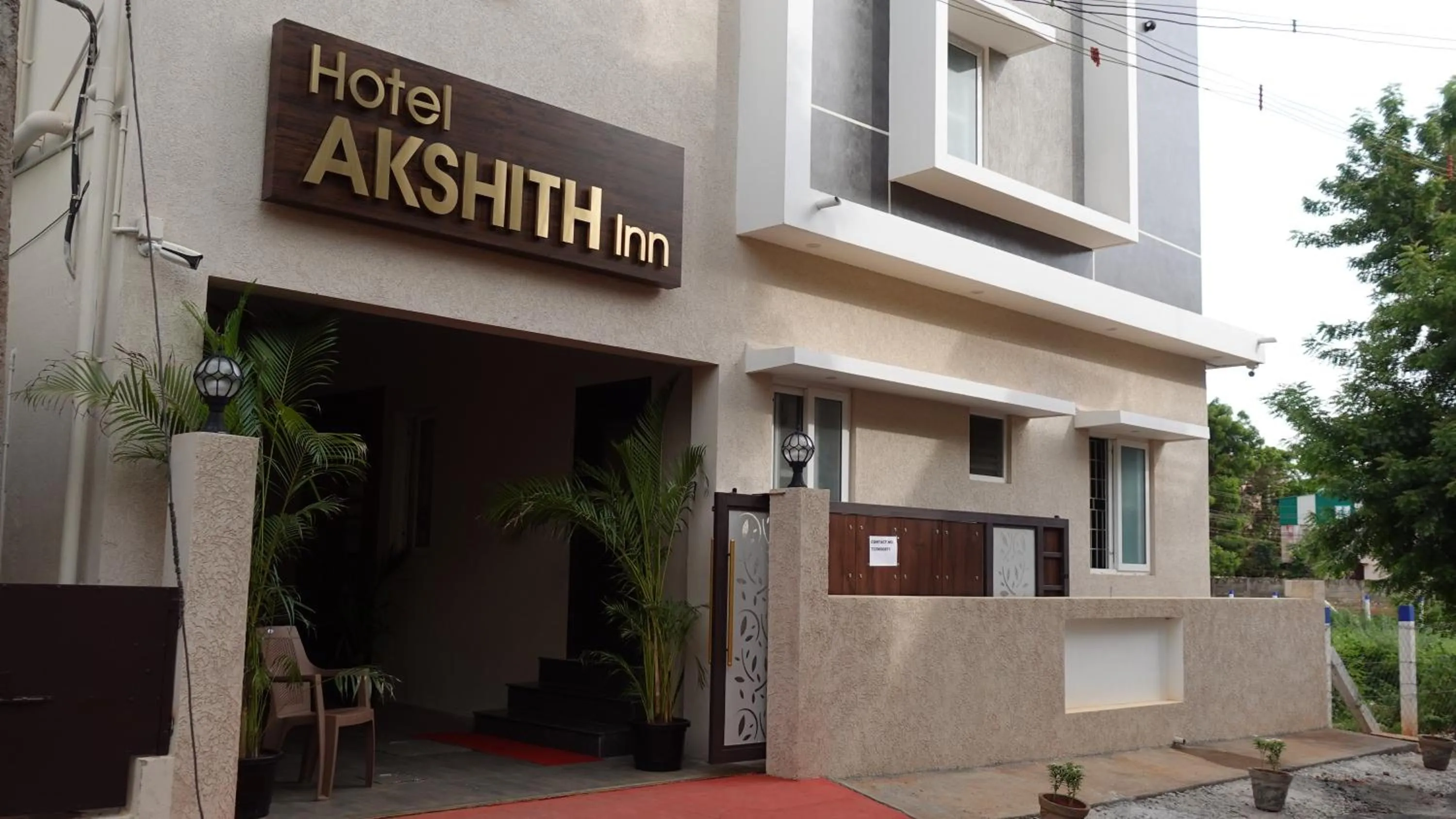 Property building in Hotel Akshith Inn