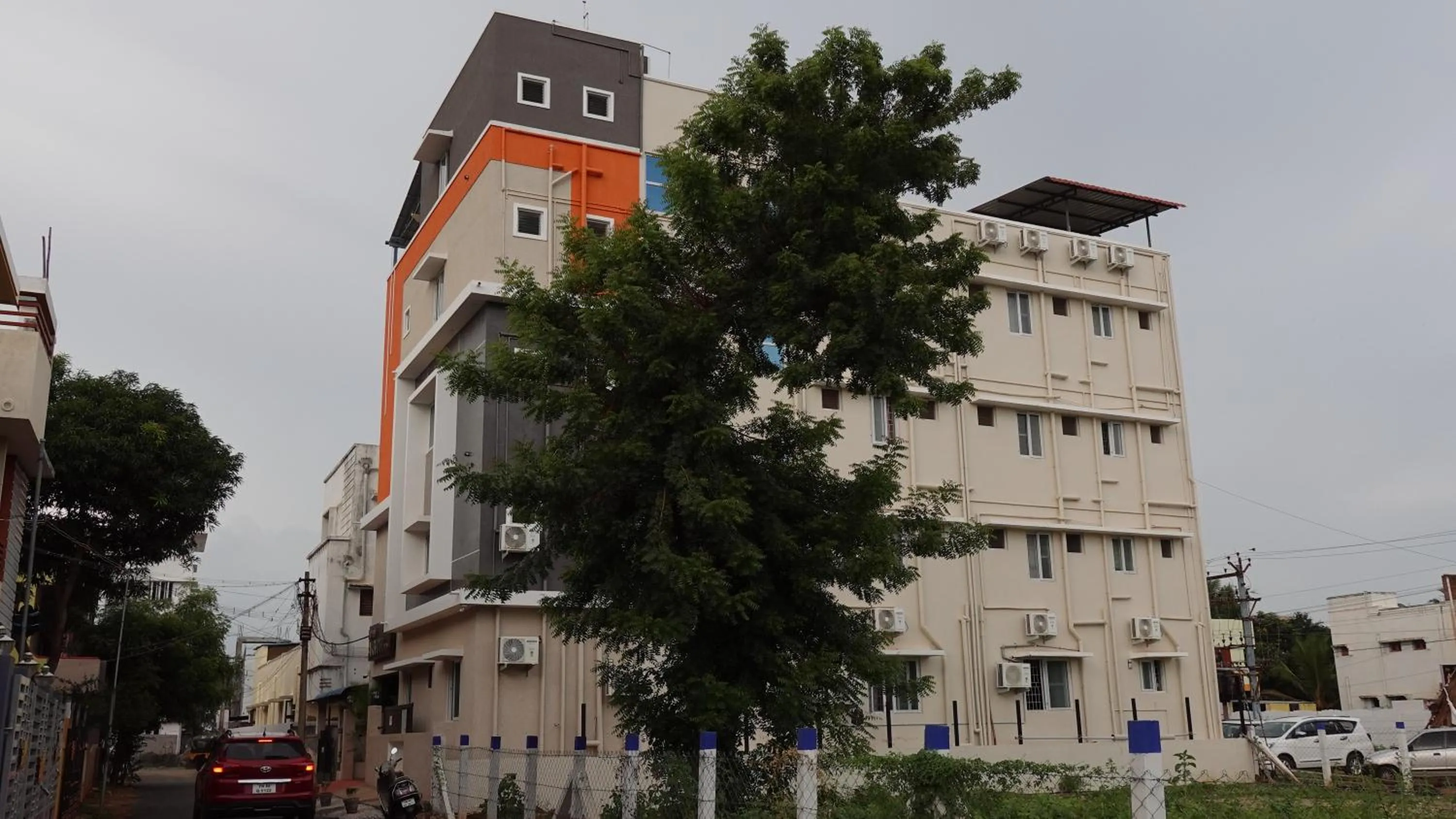 Property building in Hotel Akshith Inn