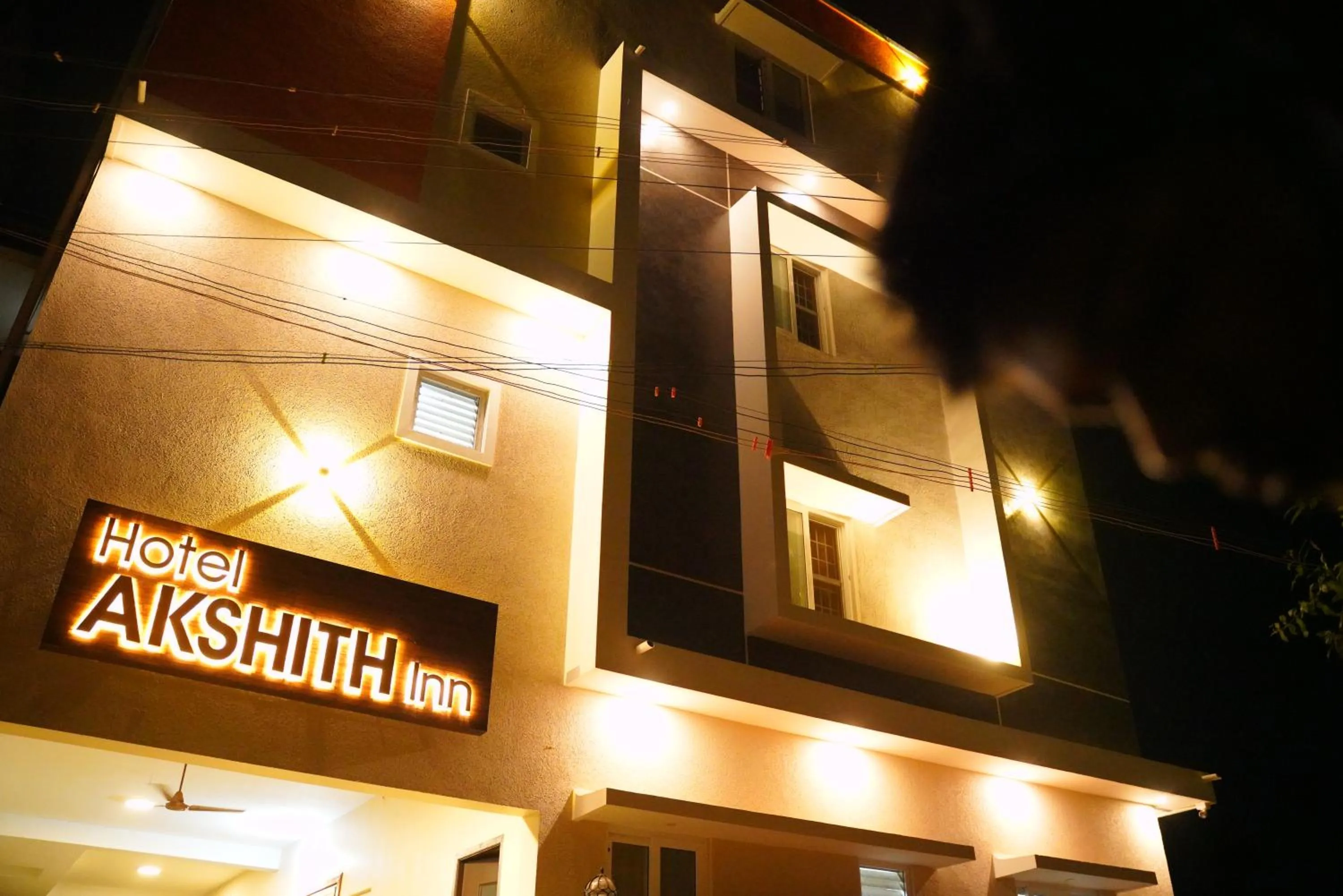 Property building in Hotel Akshith Inn