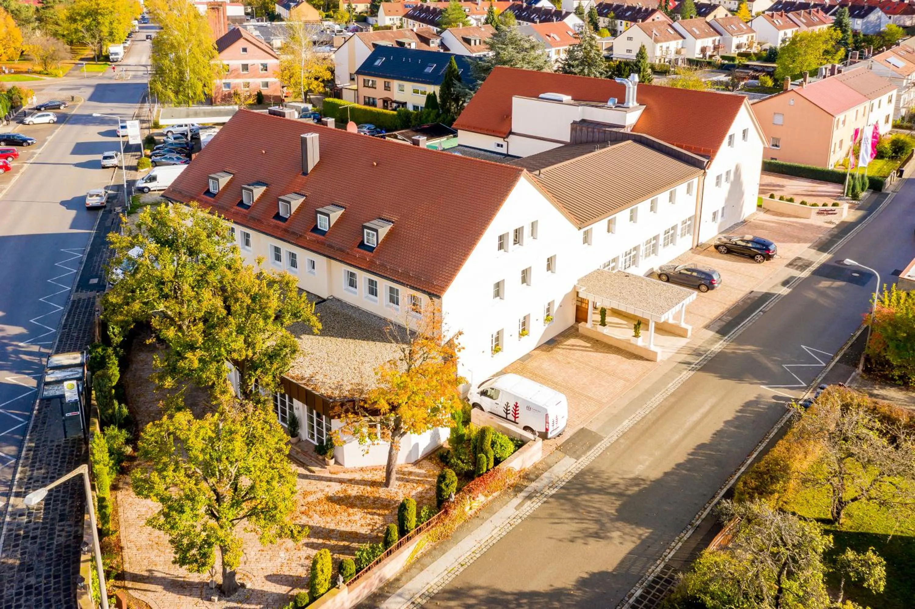 Bird's eye view in Landgasthof Hotel Gentner