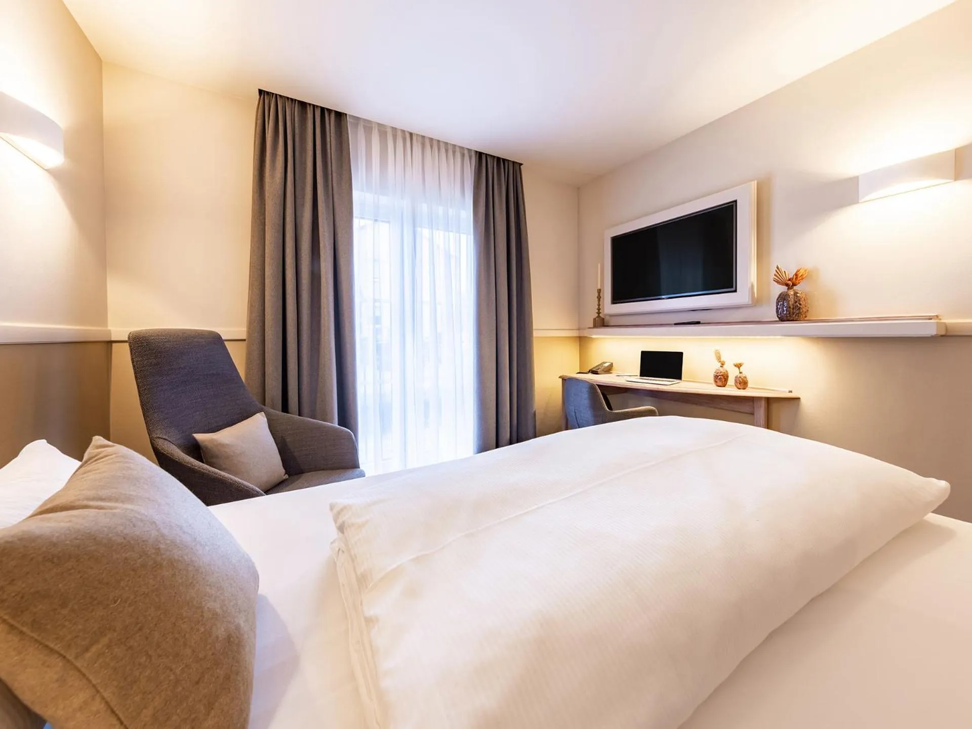 Bed in Landgasthof Hotel Gentner