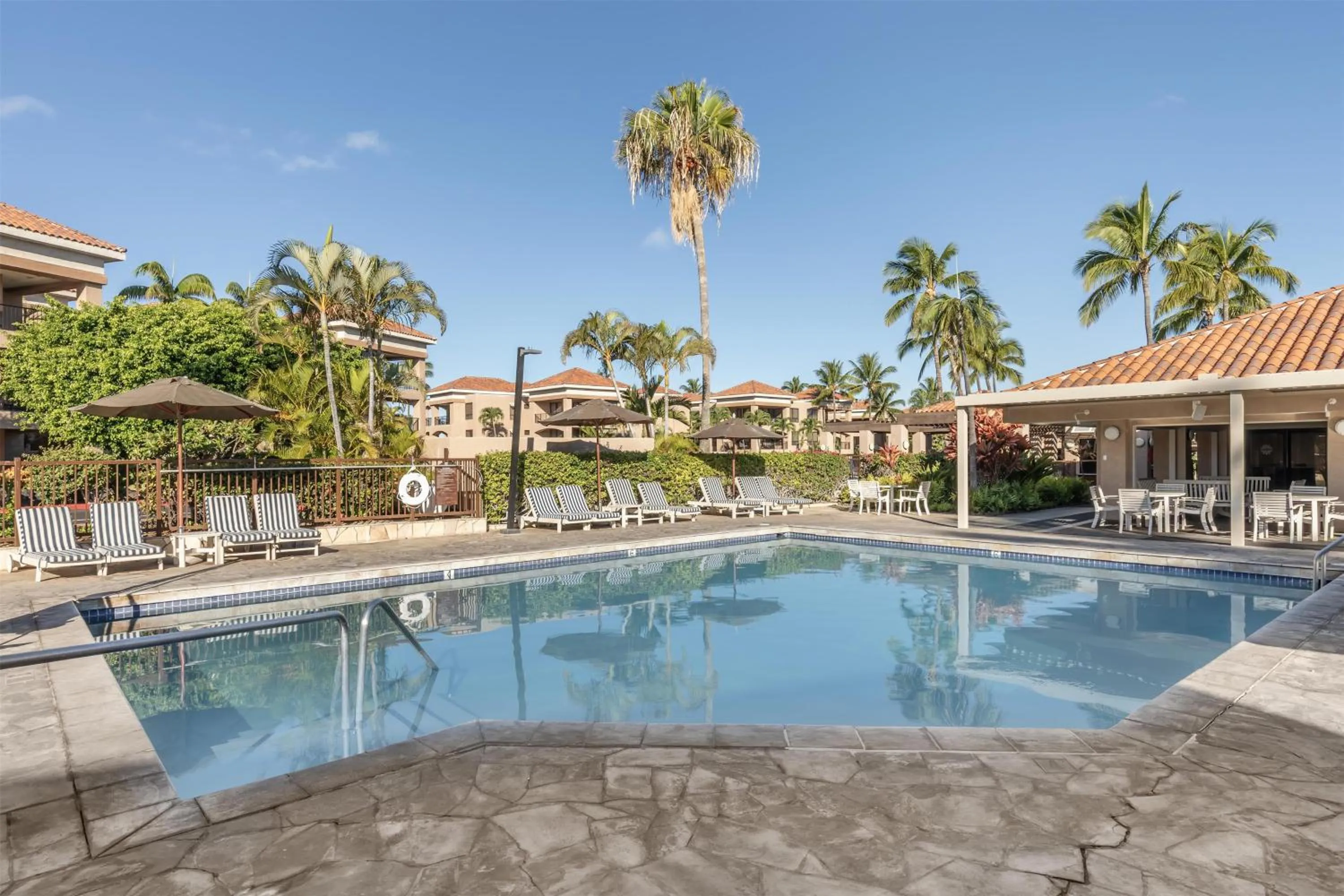 Pool view in Hilton Grand Vacations Club Kohala Suites Waikoloa