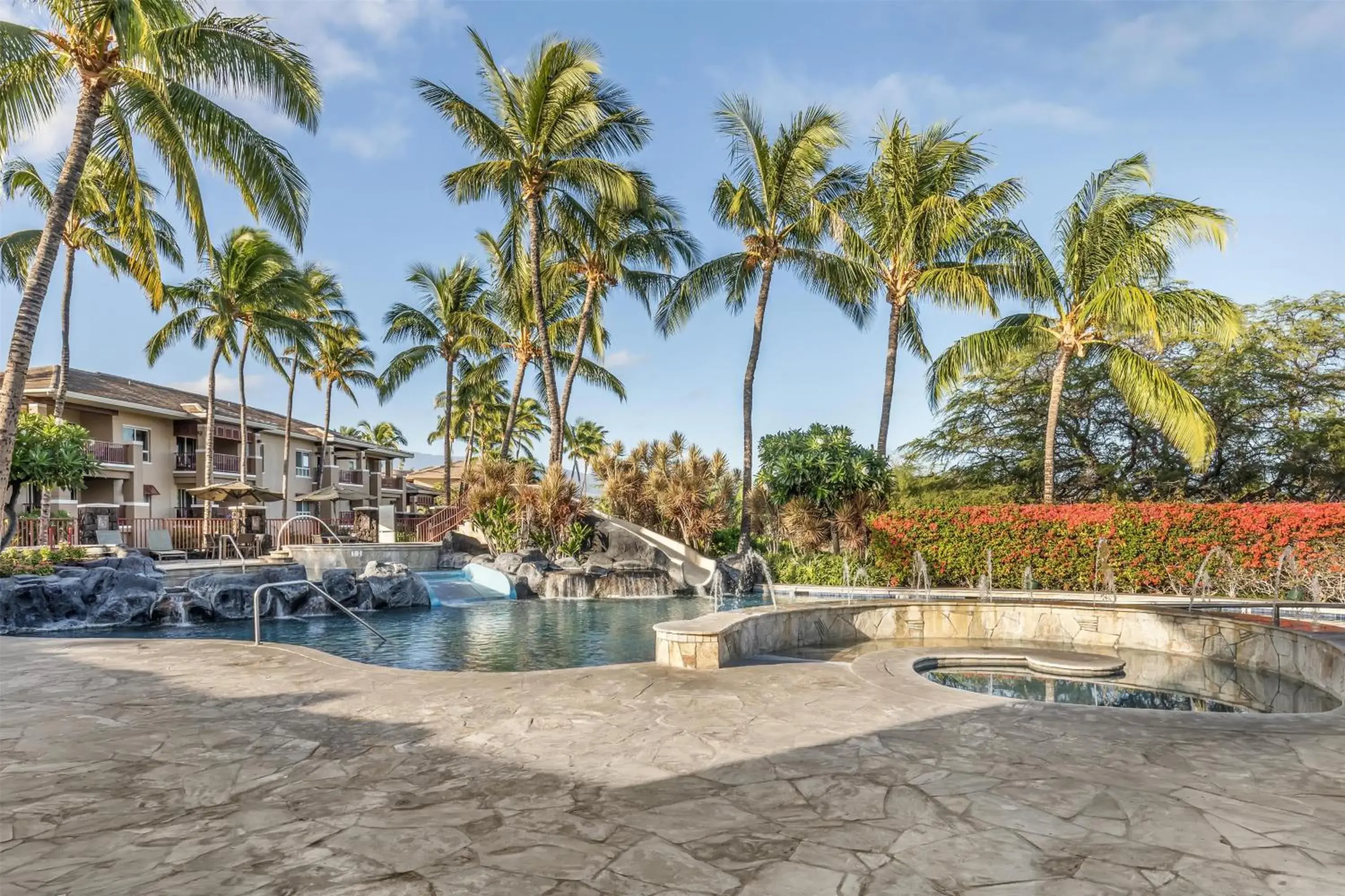 Pool view in Hilton Grand Vacations Club Kohala Suites Waikoloa Pool view in Hilton Grand Vacations Club Kohala Suites Waikoloa