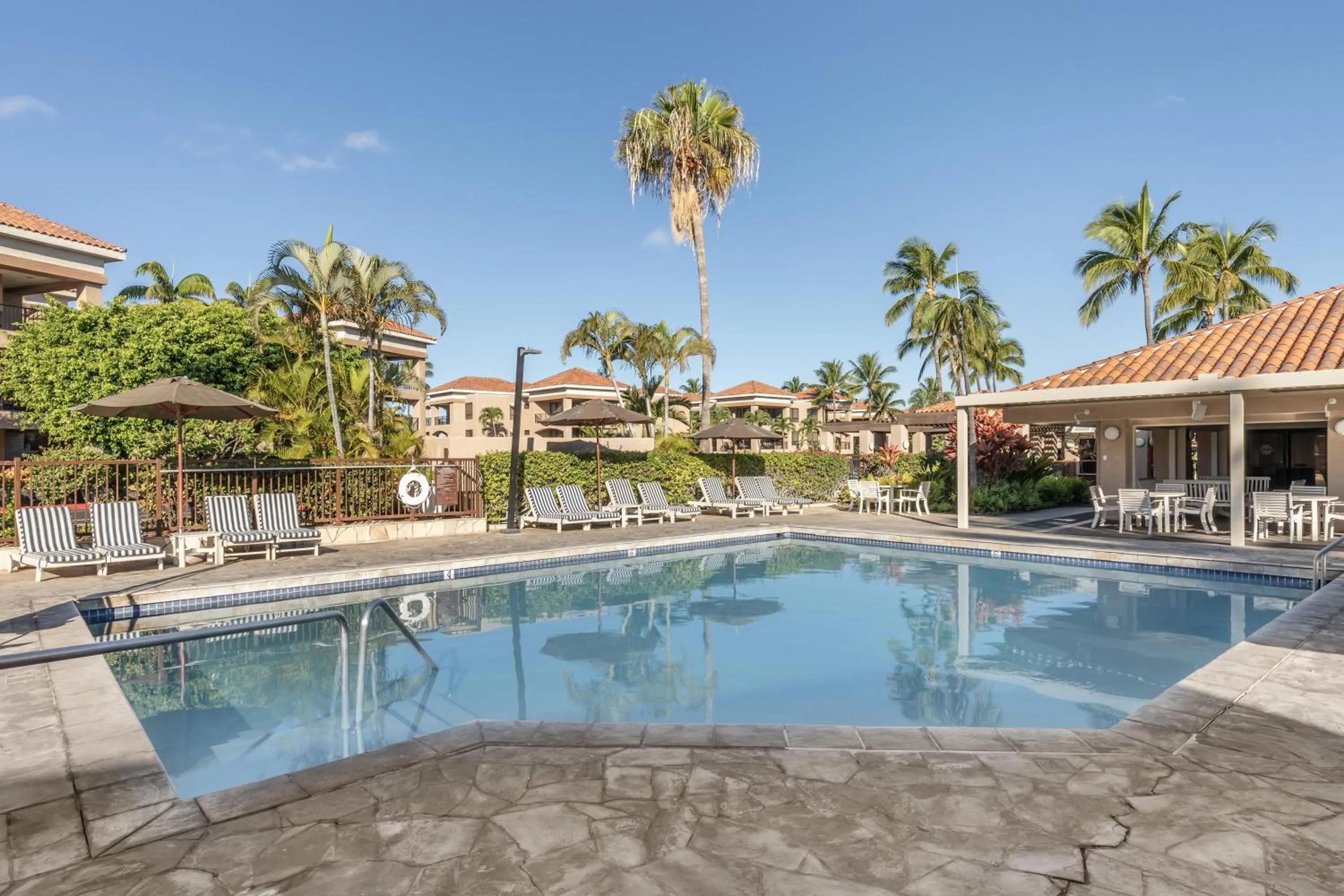 Pool view in Hilton Grand Vacations Club Kohala Suites Waikoloa