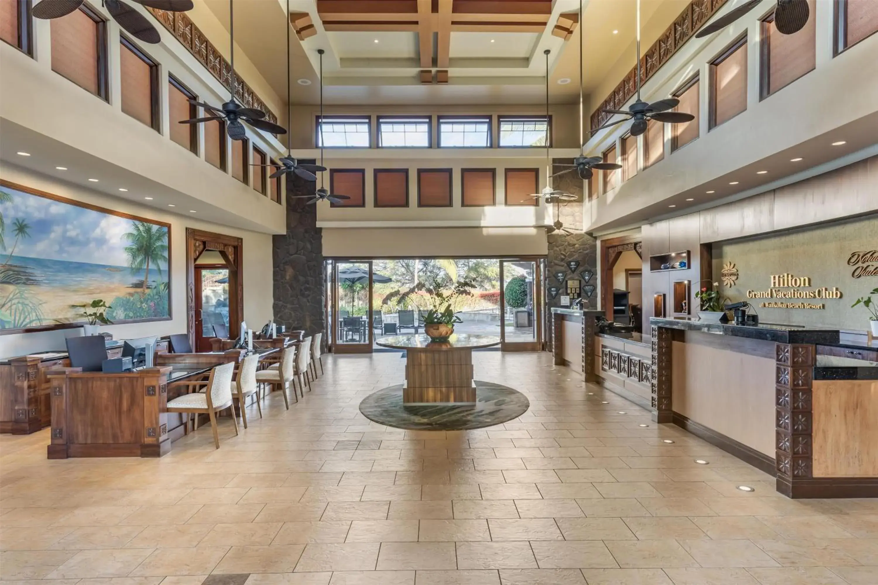 Lobby or reception in Hilton Grand Vacations Club Kohala Suites Waikoloa Lobby or reception in Hilton Grand Vacations Club Kohala Suites Waikoloa