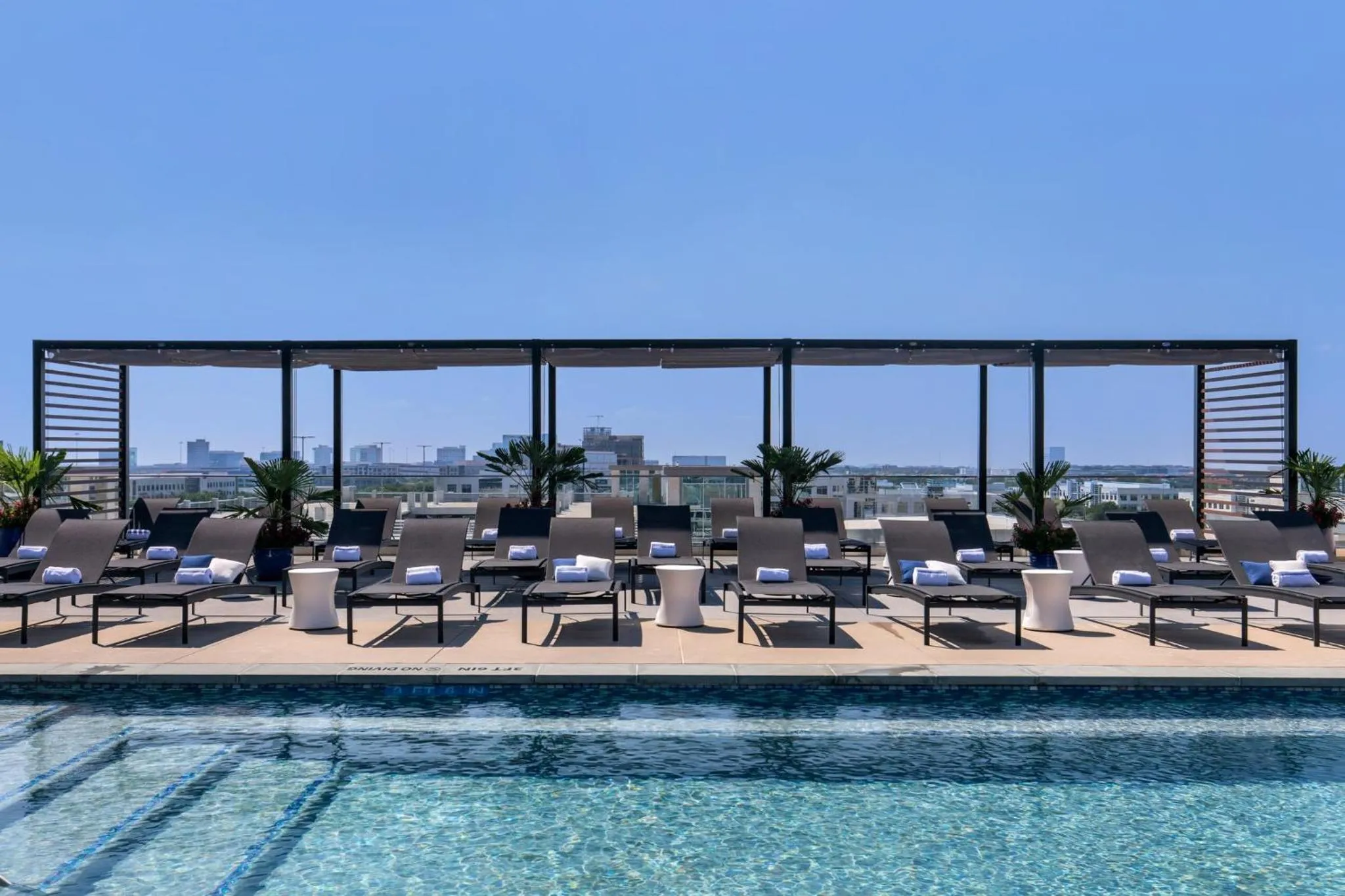 Swimming pool in Omni Frisco at The Star