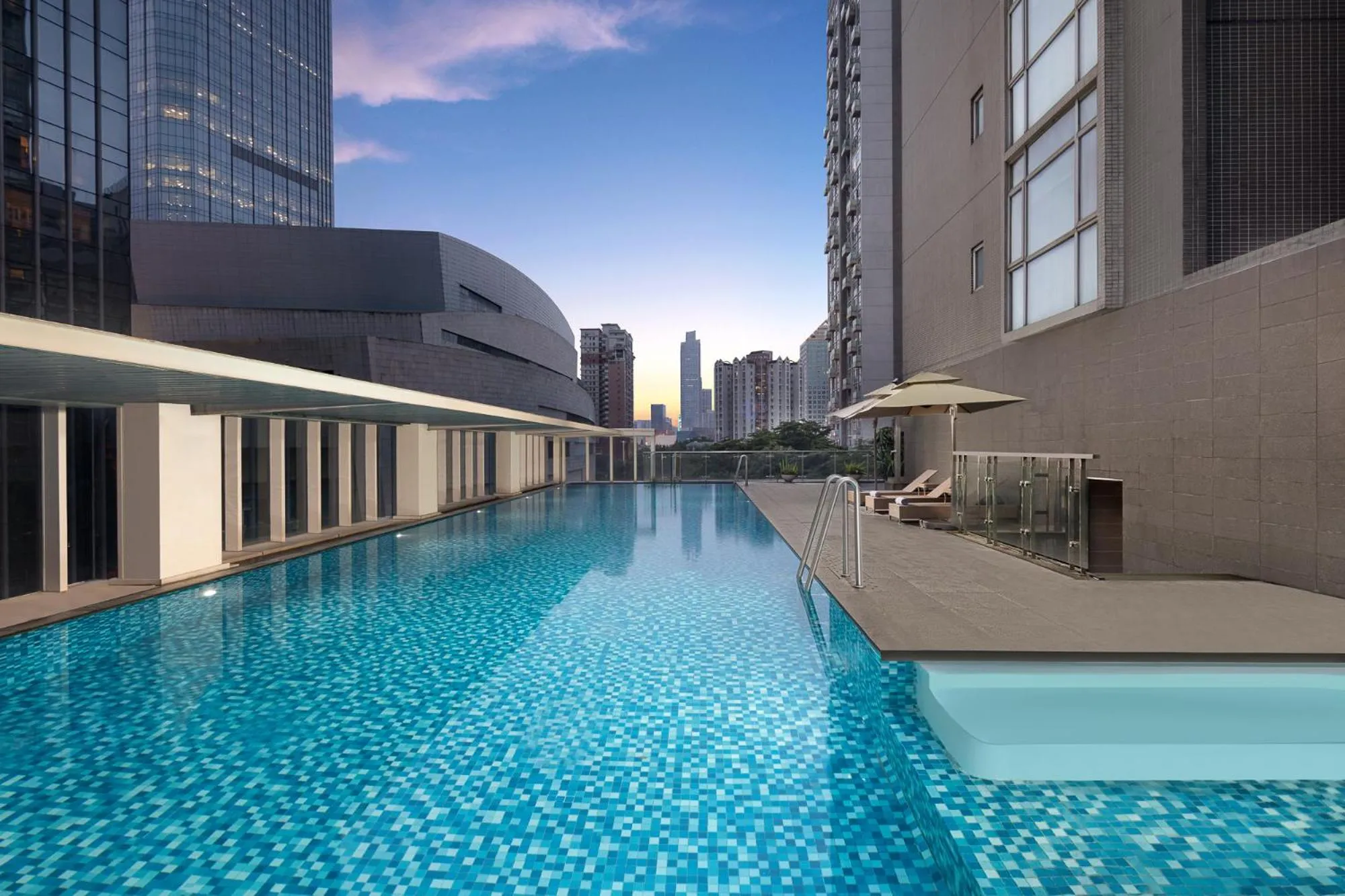 Swimming pool in Ascott Guangzhou