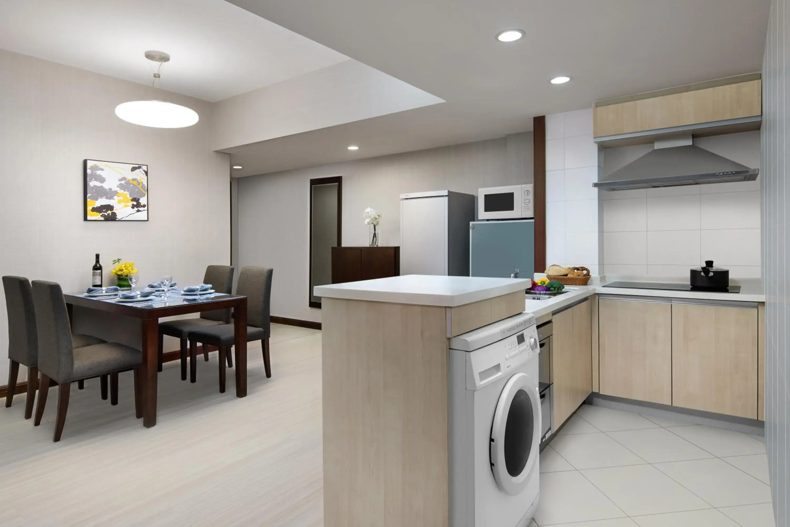 Communal kitchen, Kitchen/Kitchenette in Springdale Serviced Residence Guangzhou