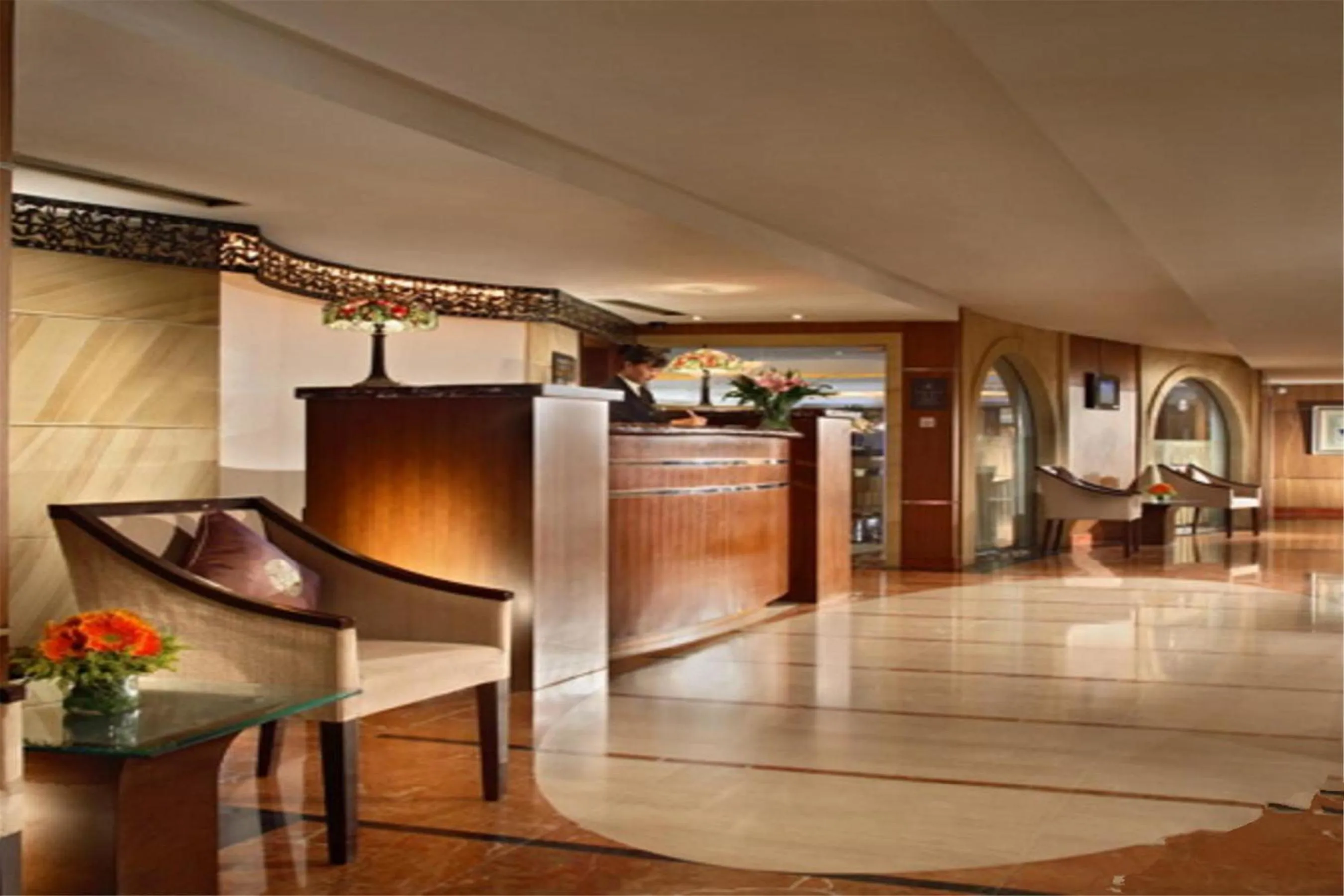 Lobby or reception in Dalian Asia Pacific Service Apartment (Former Somerset Harbour Court Dalian)