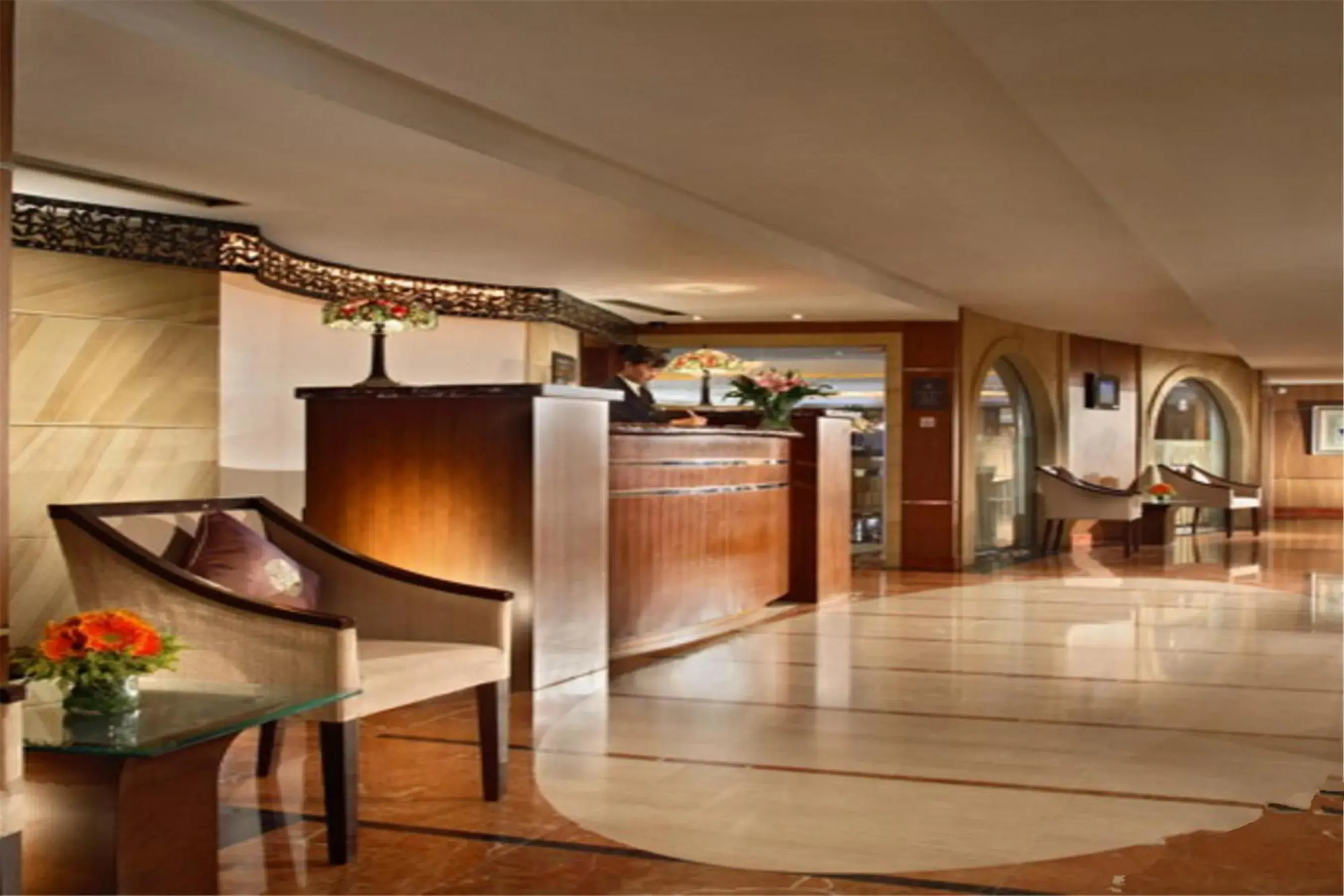 Lobby or reception in Dalian Asia Pacific Service Apartment (Former Somerset Harbour Court Dalian) Lobby or reception in Dalian Asia Pacific Service Apartment (Former Somerset Harbour Court Dalian)