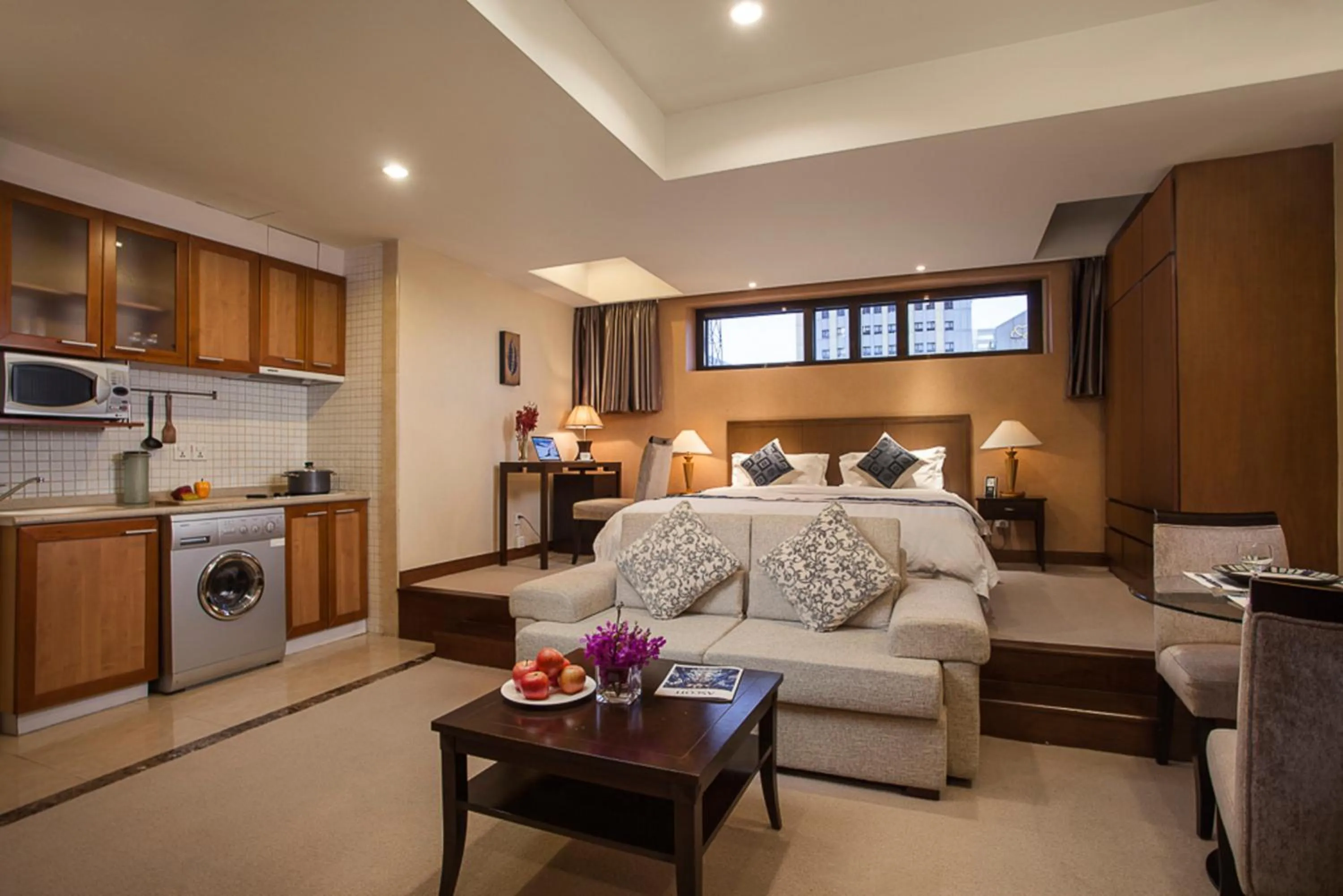 Area and facilities in Dalian Asia Pacific Service Apartment (Former Somerset Harbour Court Dalian)