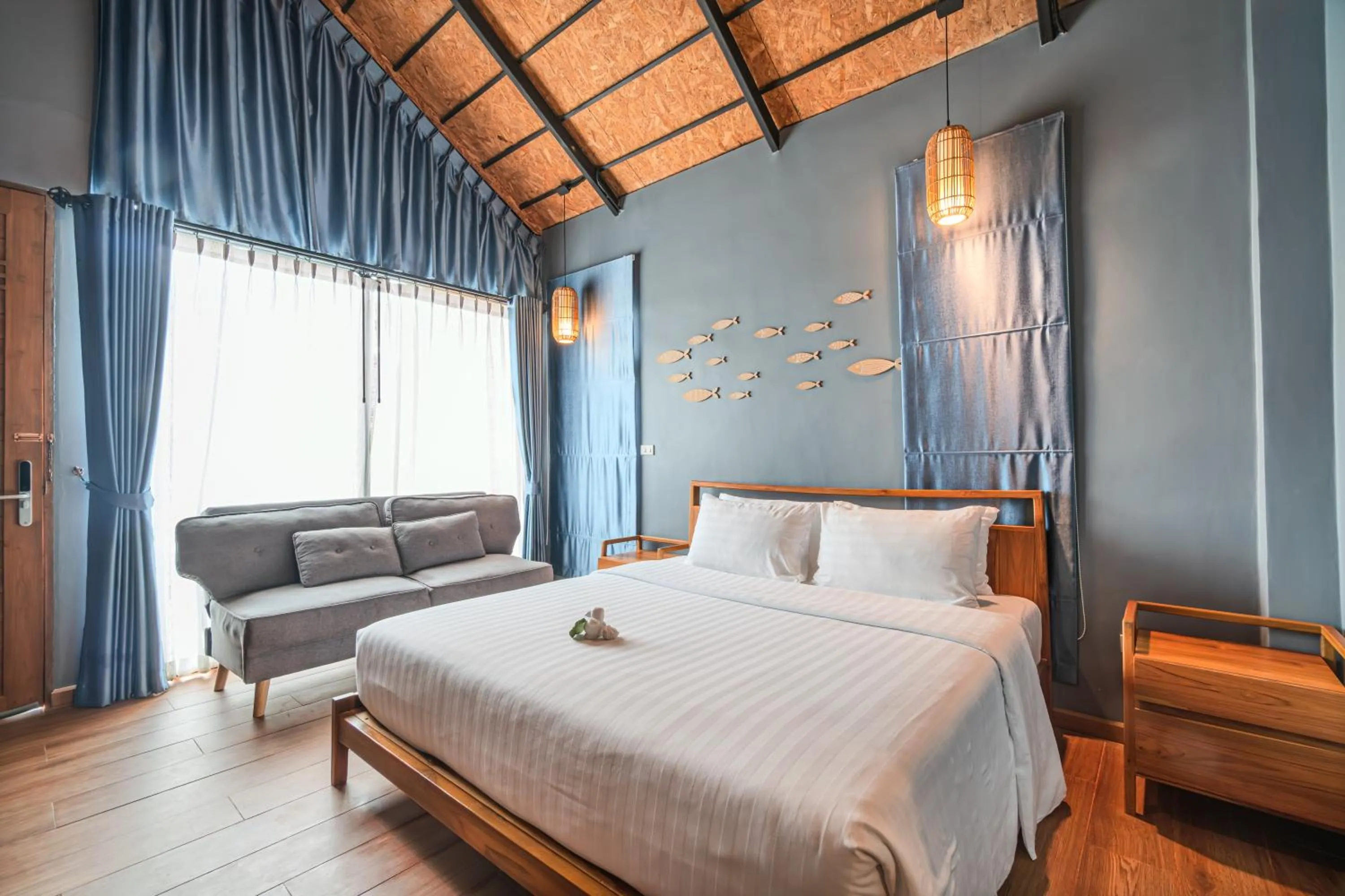 Bed in The Tree Riverside Resort Kaeng Krachan