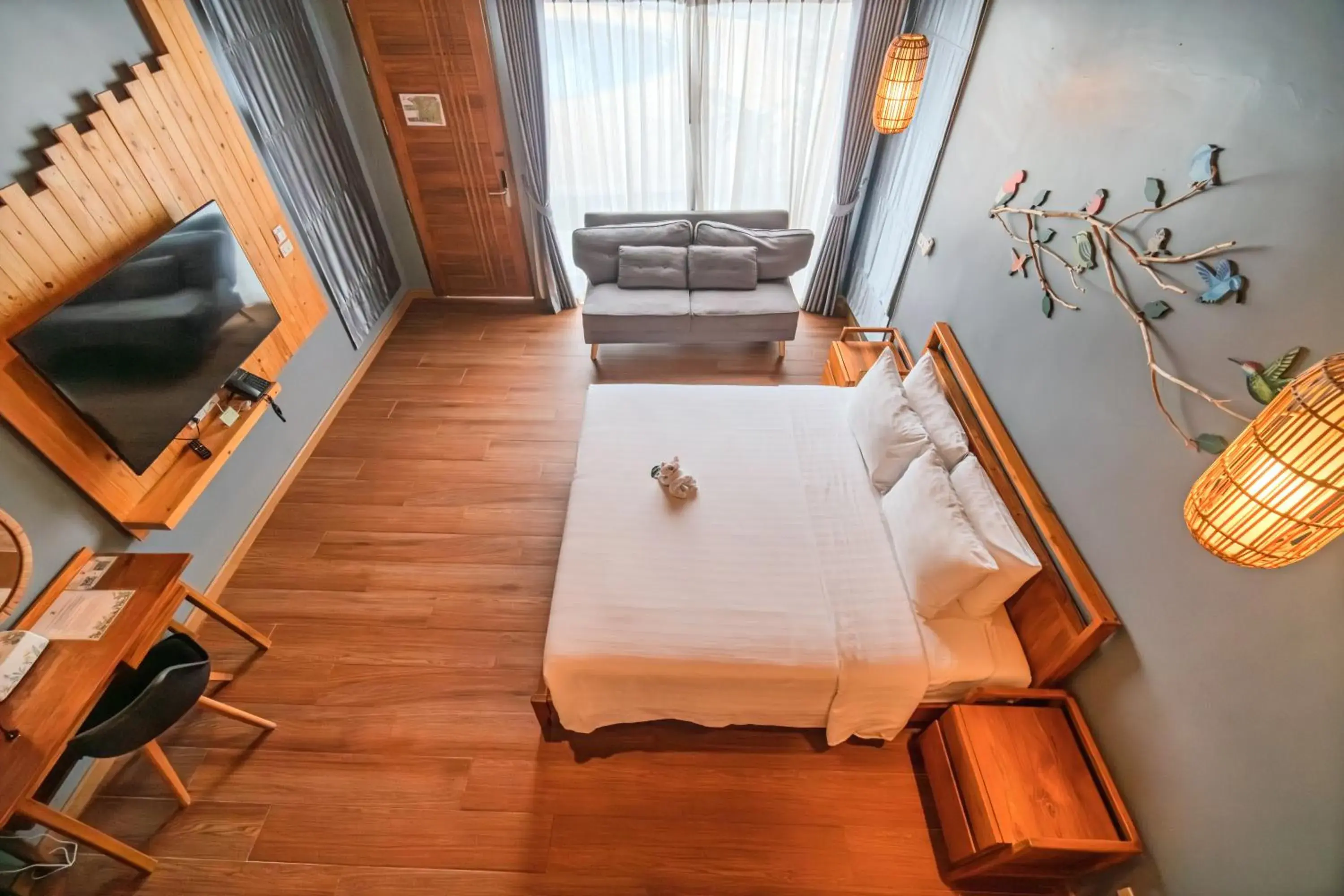 Bed in The Tree Riverside Resort Kaeng Krachan Bed in The Tree Riverside Resort Kaeng Krachan