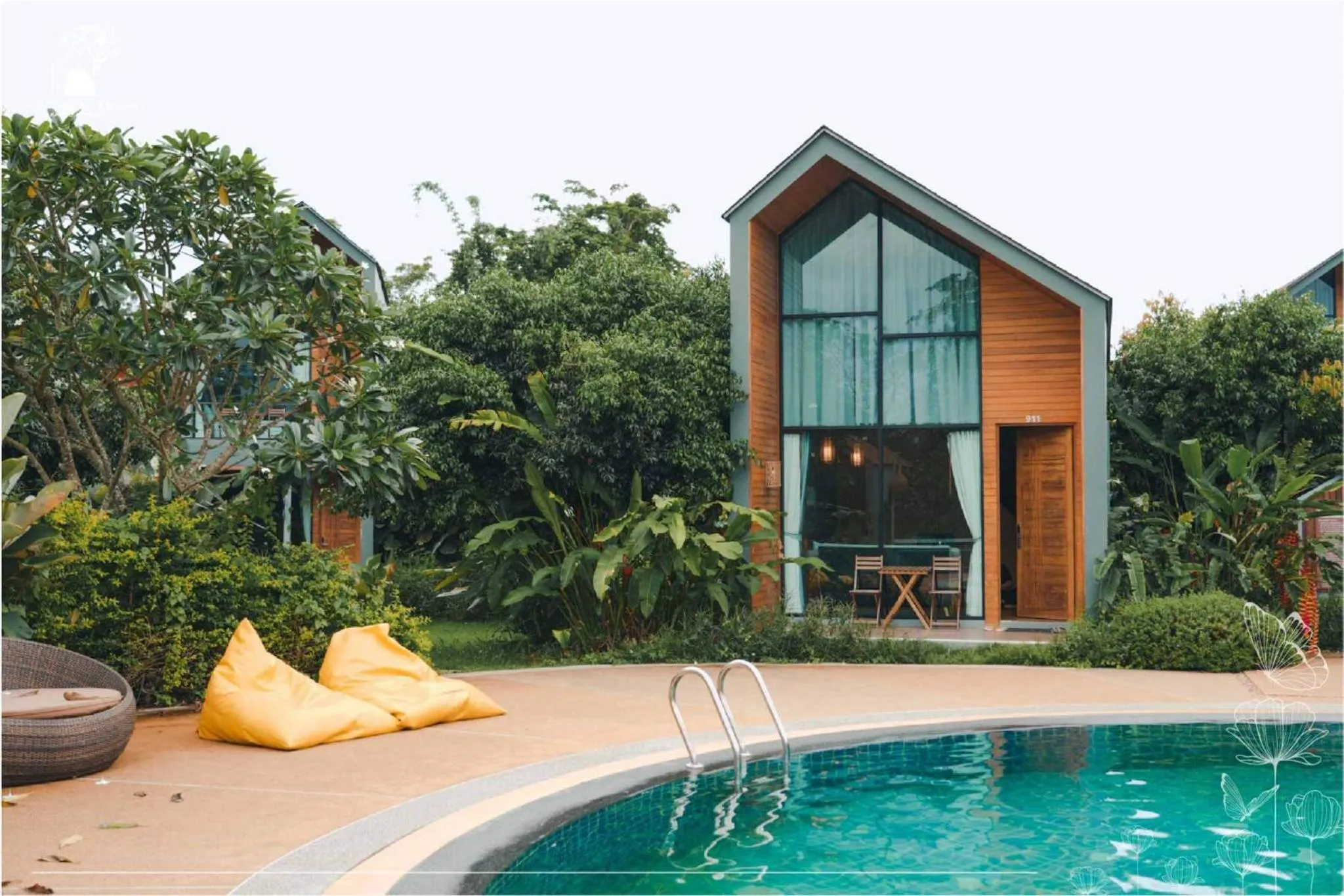 Swimming pool in The Tree Riverside Resort Kaeng Krachan