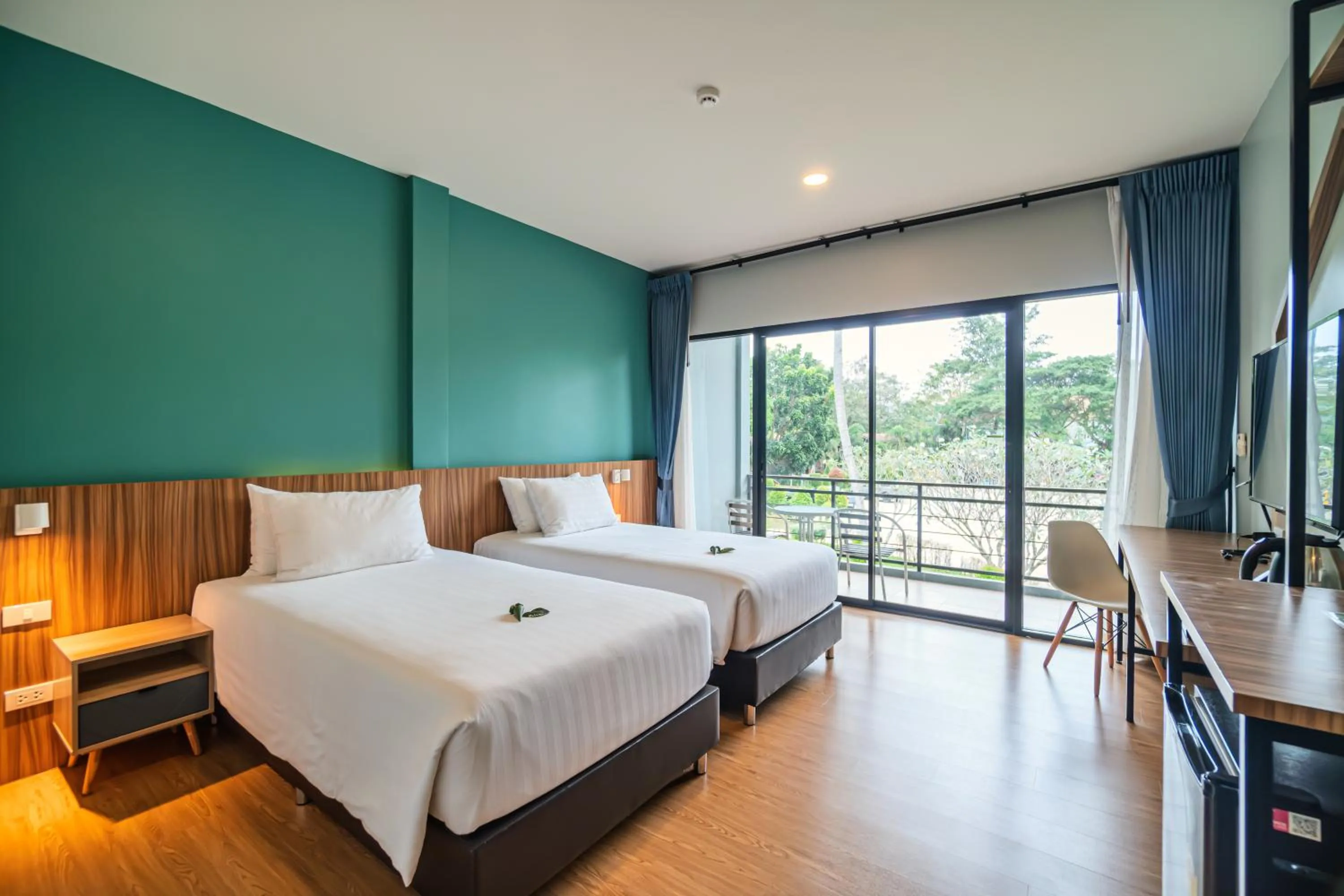 Bed in The Tree Riverside Resort Kaeng Krachan