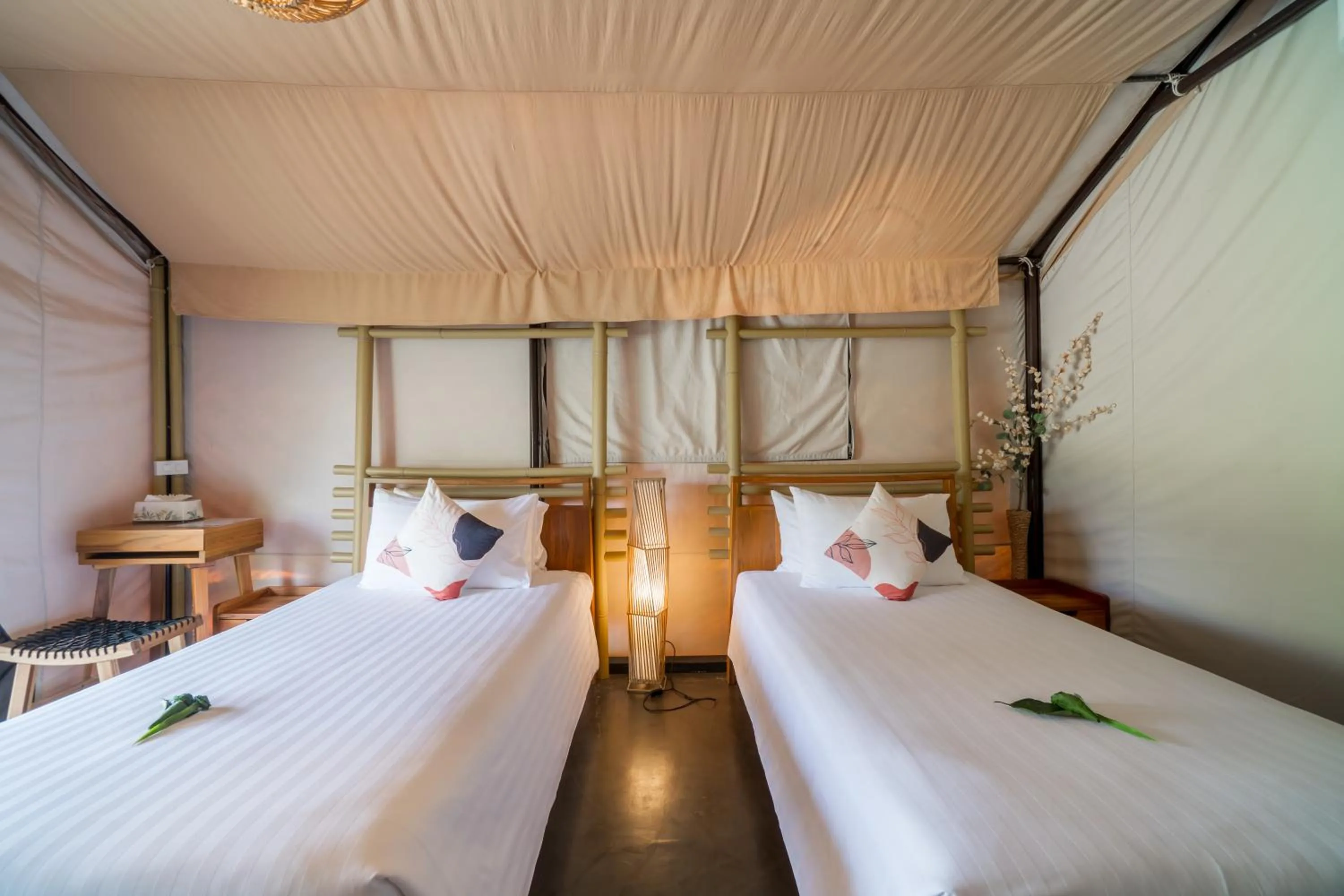 Bed in The Tree Riverside Resort Kaeng Krachan