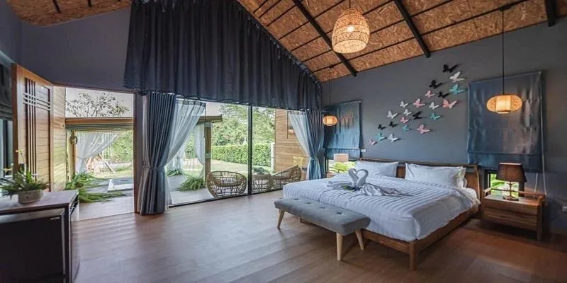 Bed in The Tree Riverside Resort Kaeng Krachan