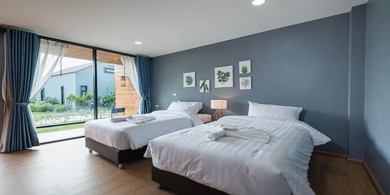 Bed in The Tree Riverside Resort Kaeng Krachan