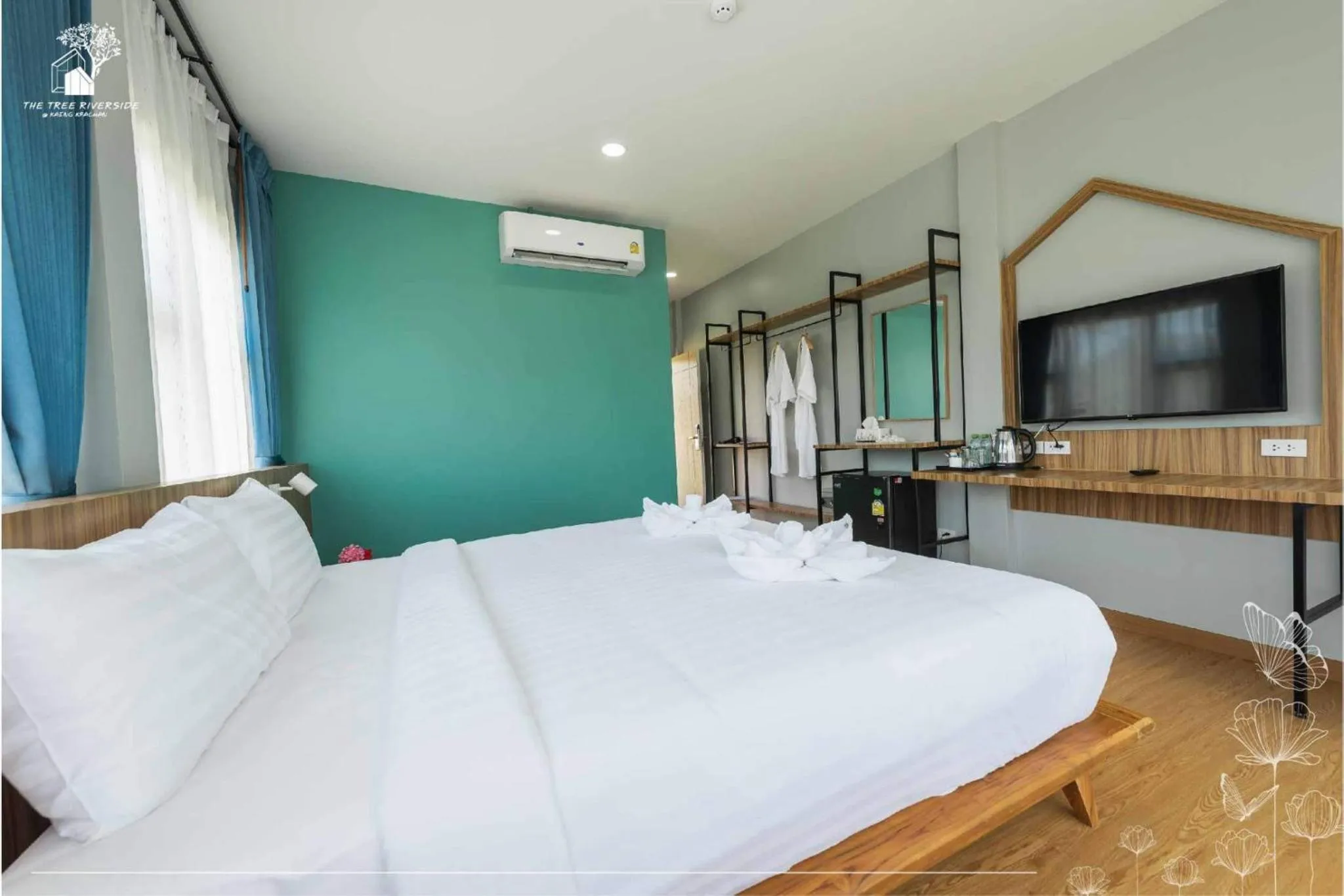 Bedroom, Bed in The Tree Riverside Resort Kaeng Krachan