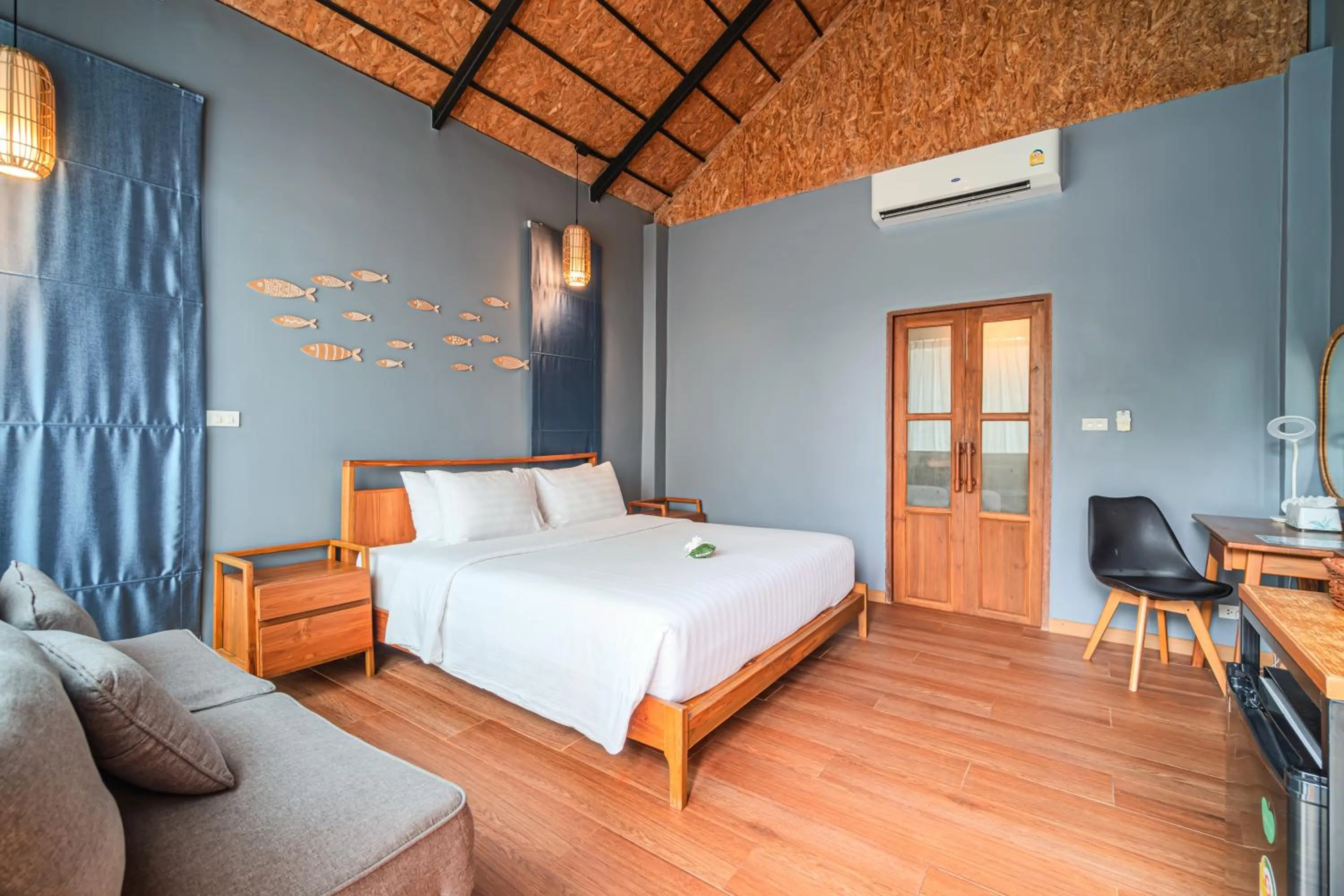 Bed in The Tree Riverside Resort Kaeng Krachan