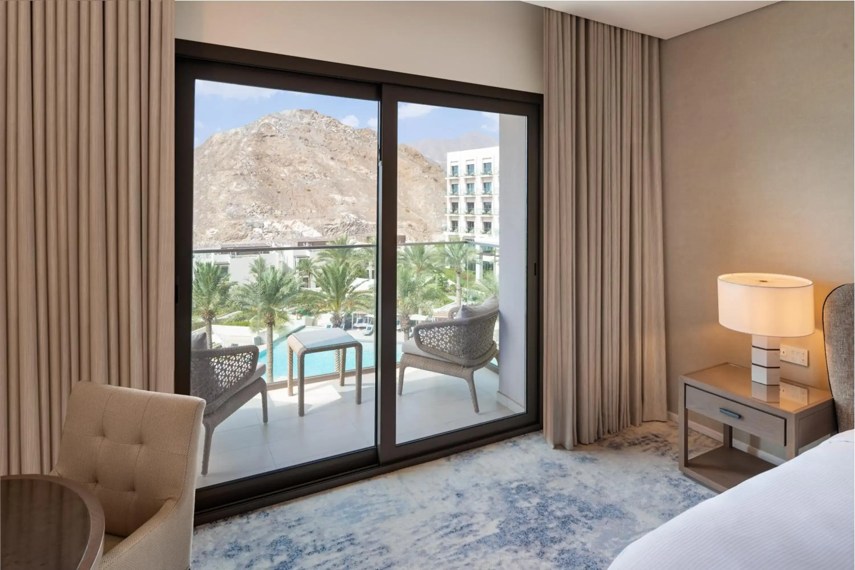 Deluxe Room Pool View King in Address Beach Resort Fujairah Deluxe Room Pool View King in Address Beach Resort Fujairah