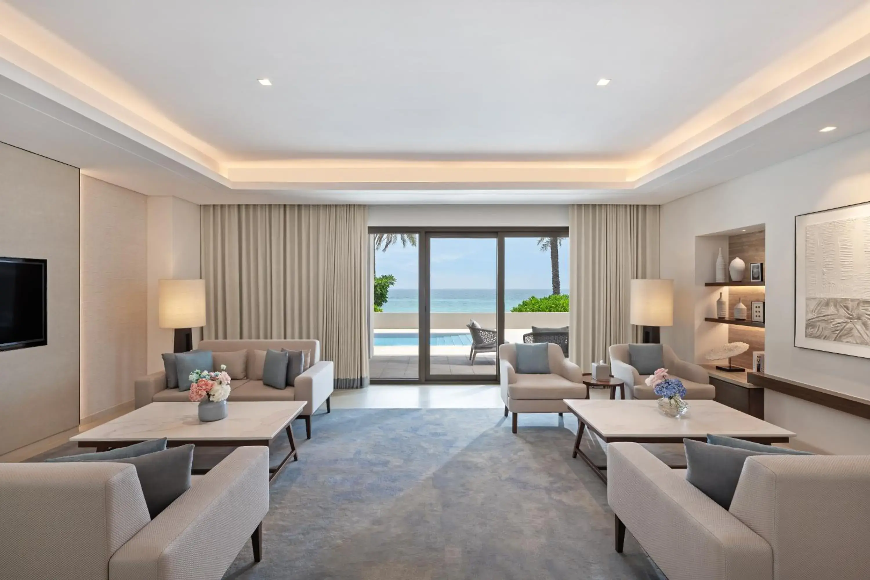 Living room in Address Beach Resort Fujairah Living room in Address Beach Resort Fujairah