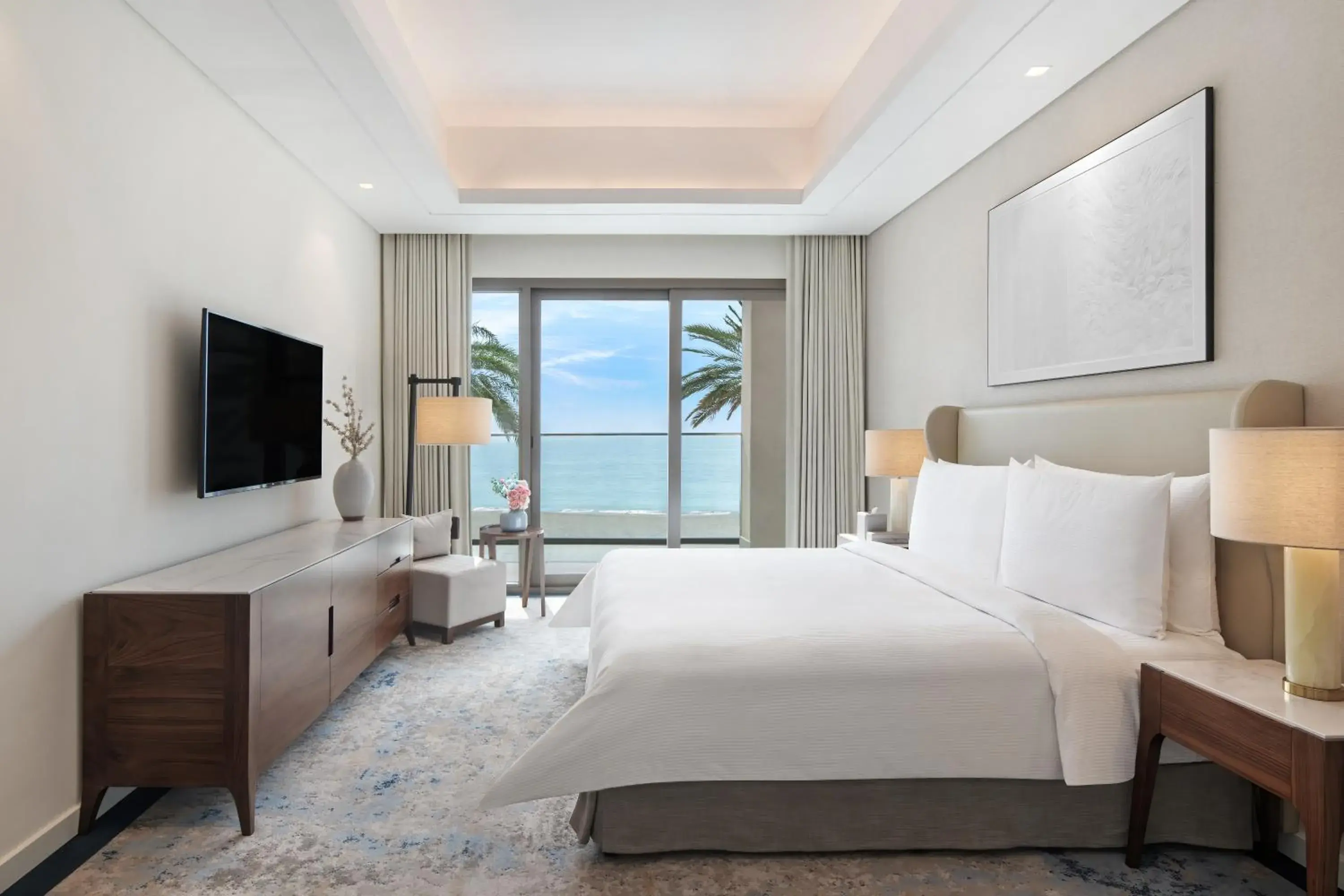 Bedroom, Bed in Address Beach Resort Fujairah Bedroom, Bed in Address Beach Resort Fujairah