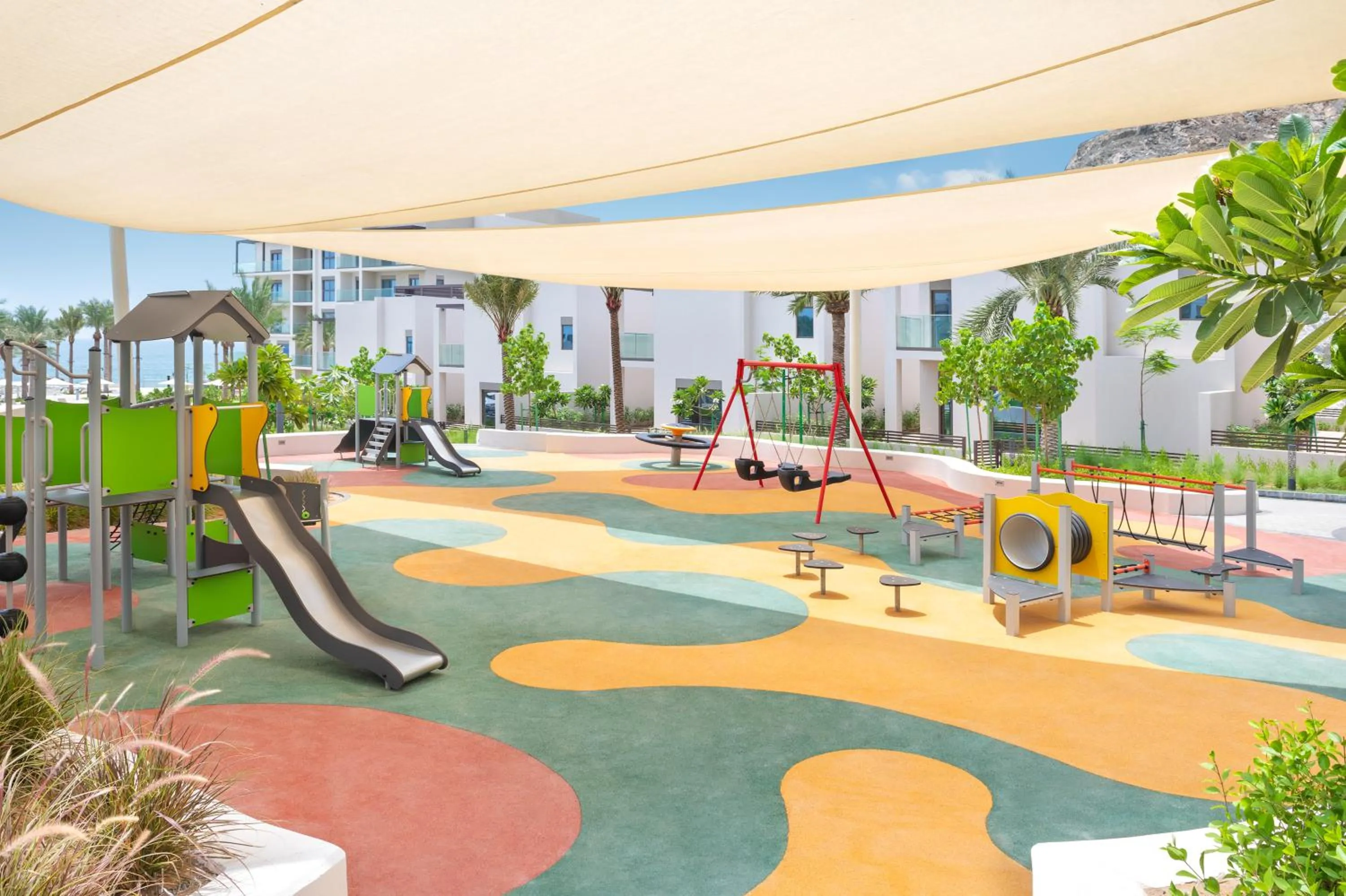 Children play ground in Address Beach Resort Fujairah