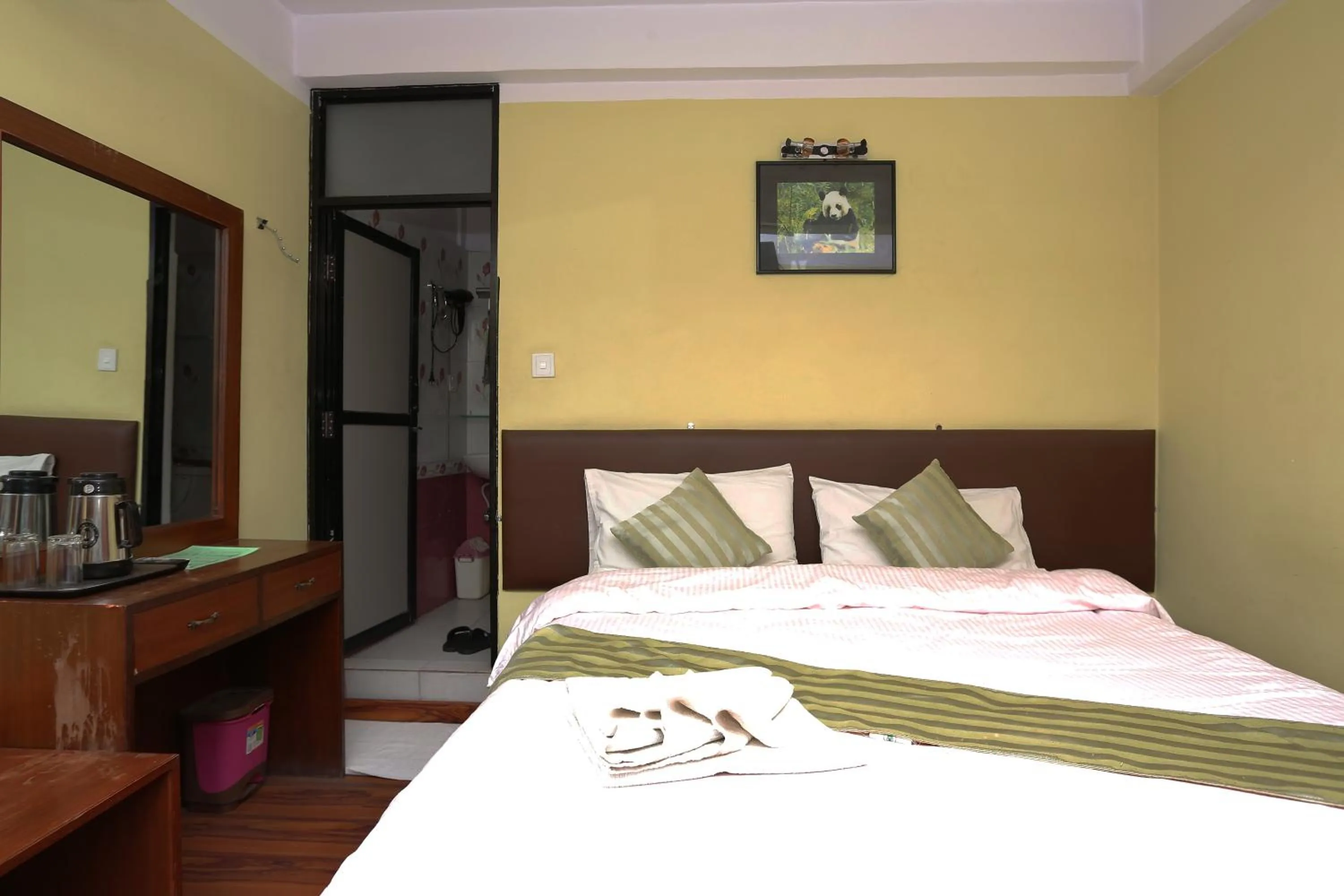 Bed in New Hotel Panda