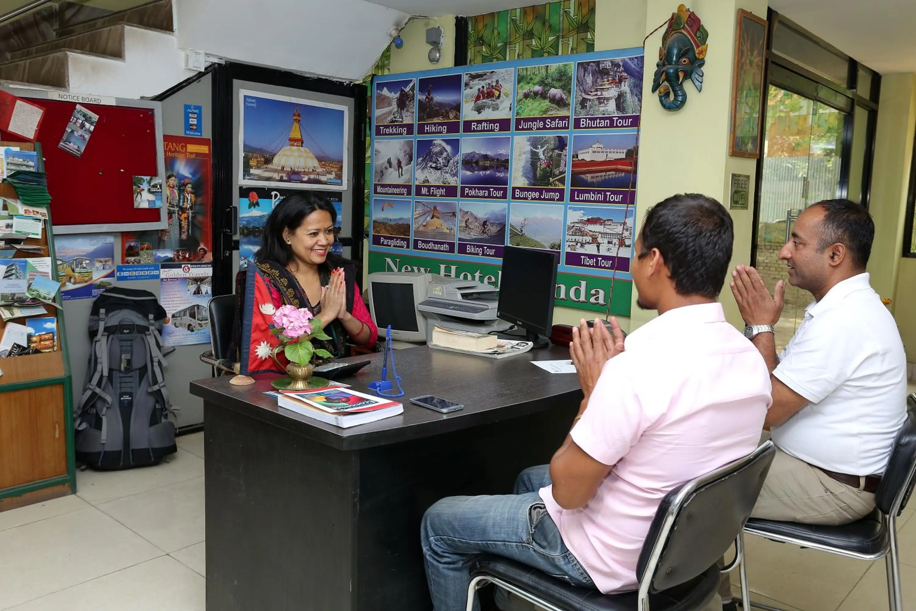 Staff in New Hotel Panda