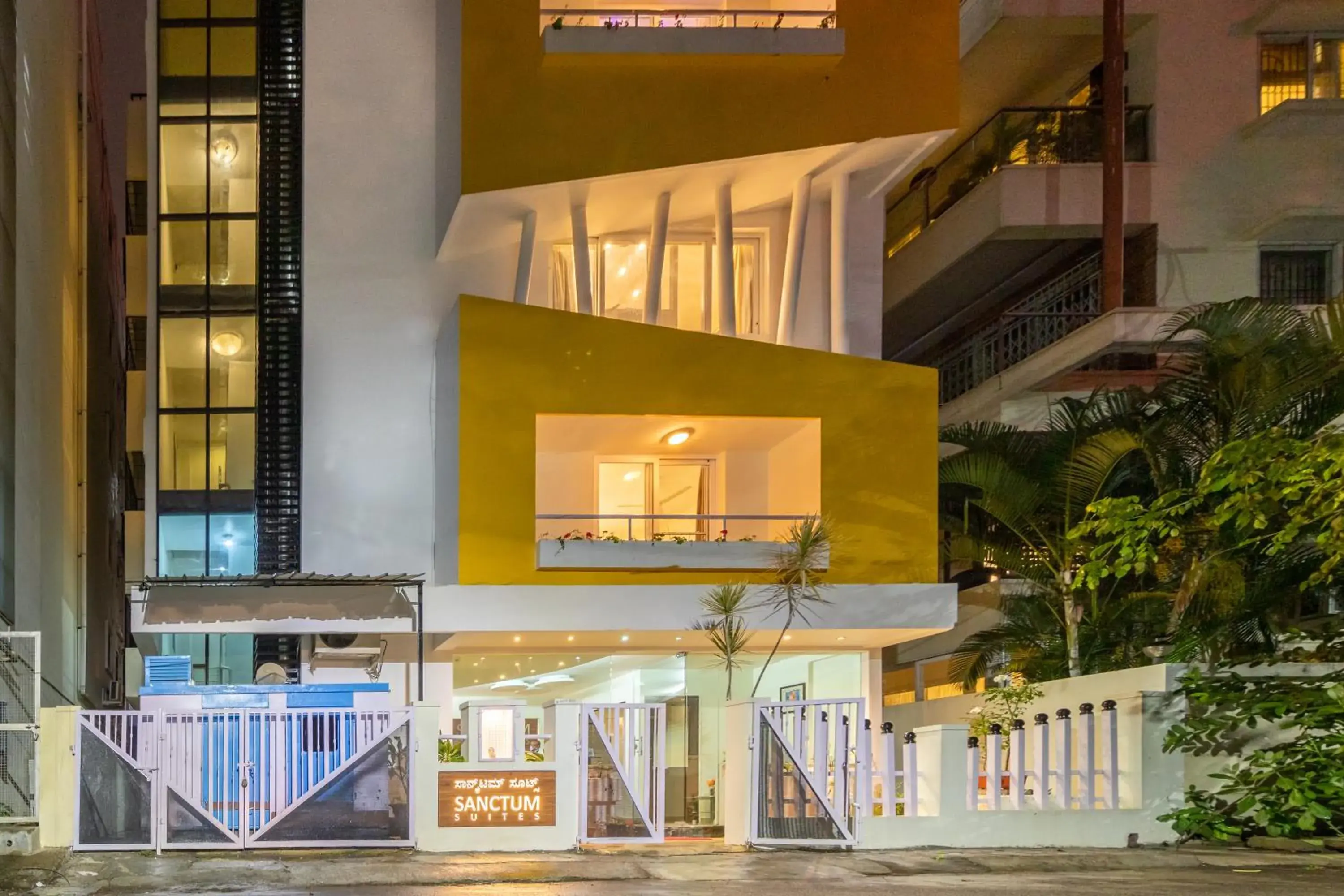Property building in Sanctum Suites Domlur Bangalore Property building in Sanctum Suites Domlur Bangalore