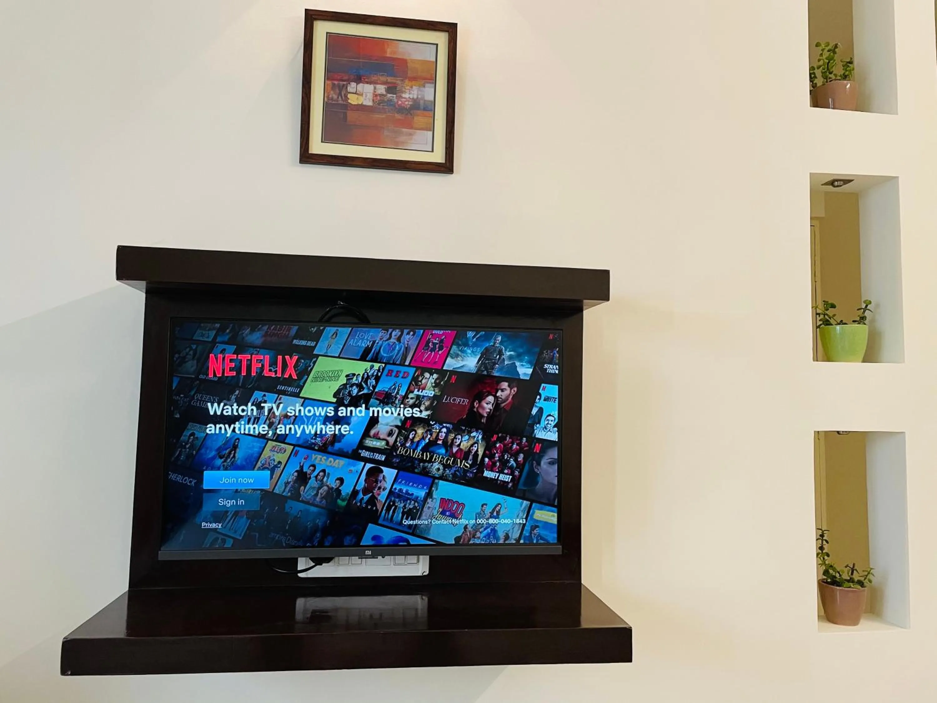 TV and multimedia in Sanctum Suites Domlur Bangalore