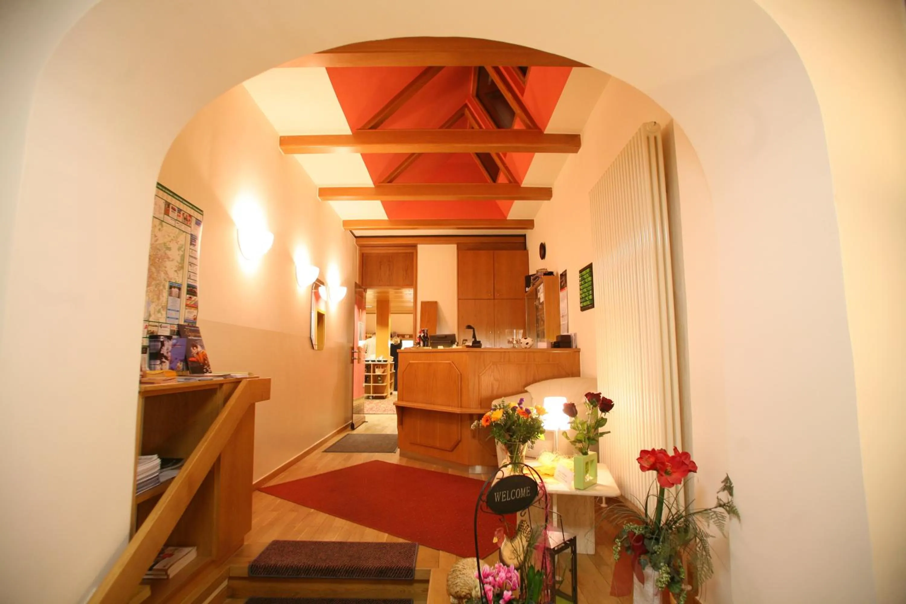 Lobby or reception, Bed in Hotel Am Kuhbogen